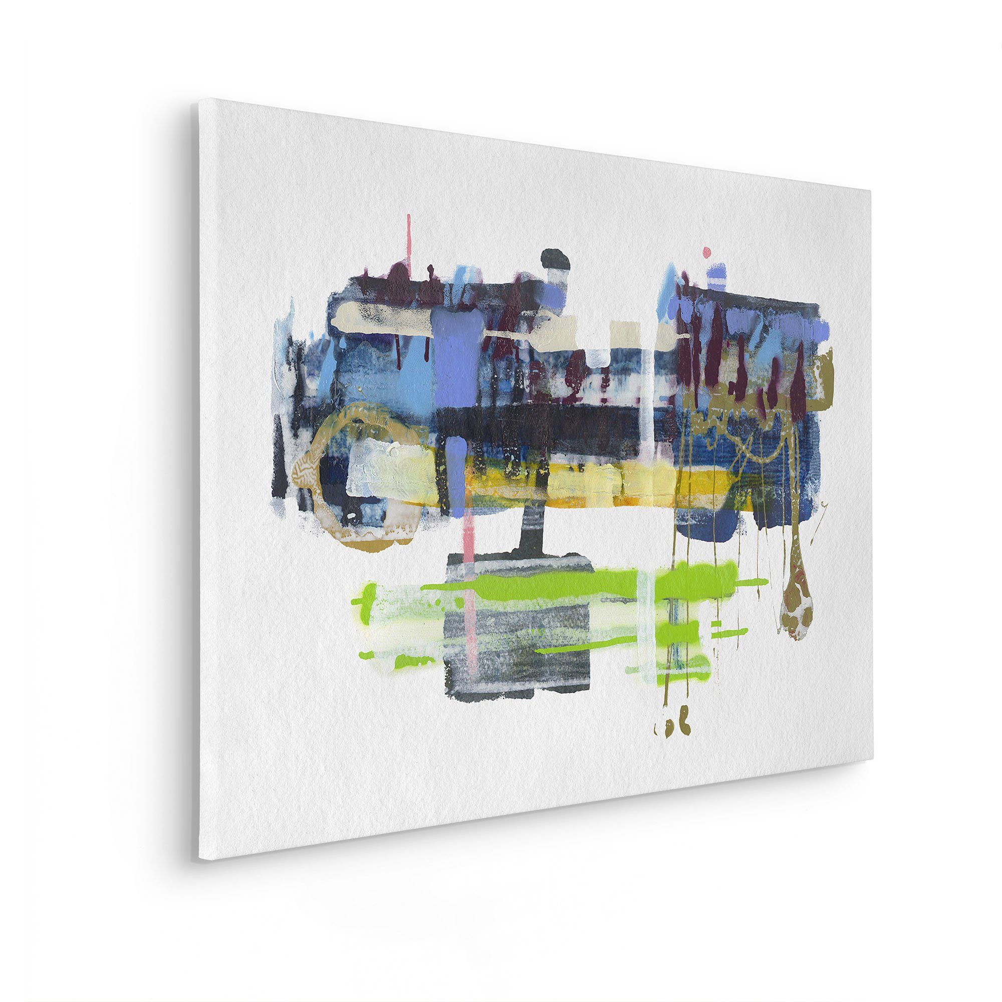 Komar Artprint op linnen Flying Car - Afmeting 60 x 90 cm (1 stuk)