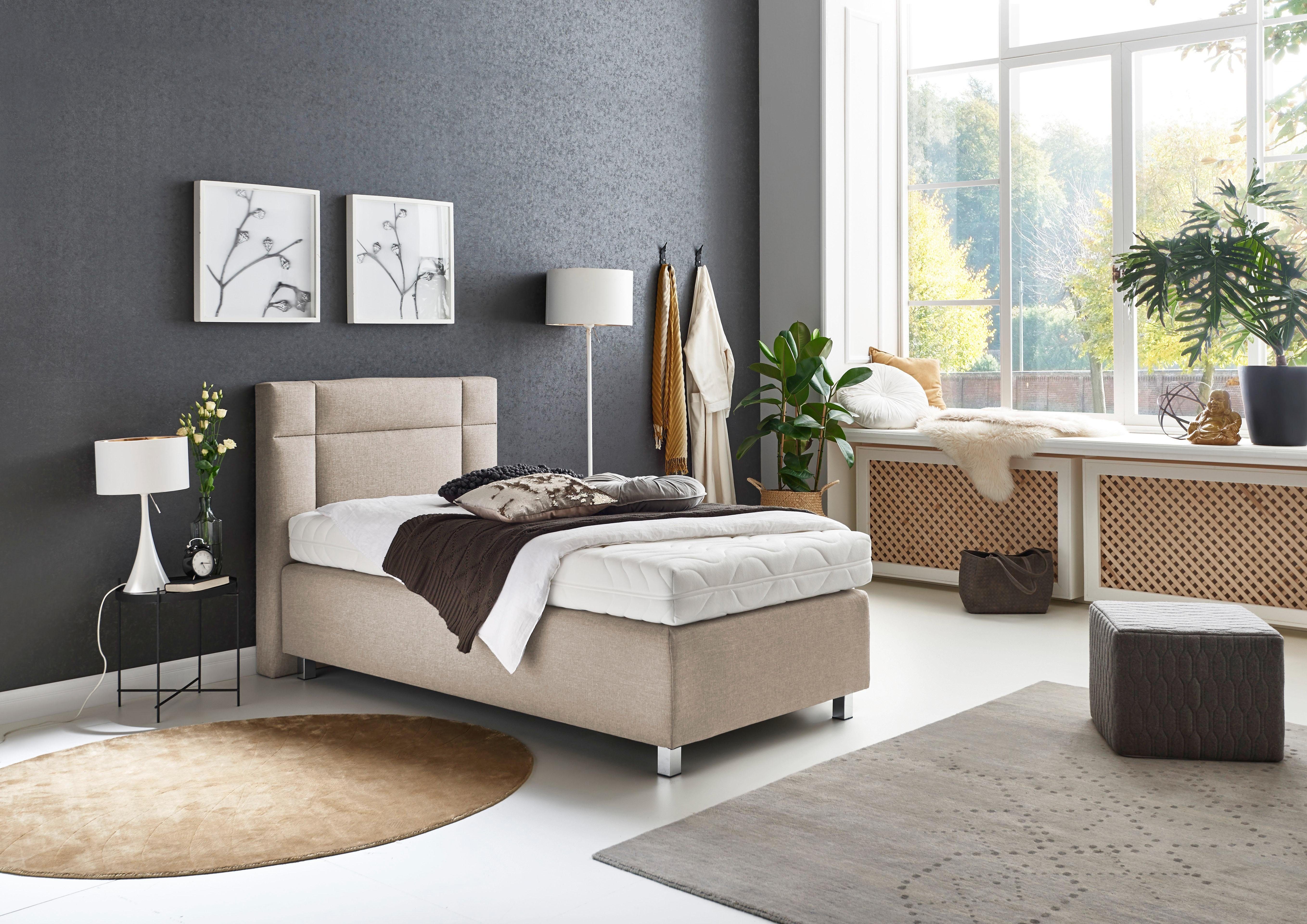 Westfalia Polsterbetten Boxspring in diverse uitvoeringen boxsprings beige