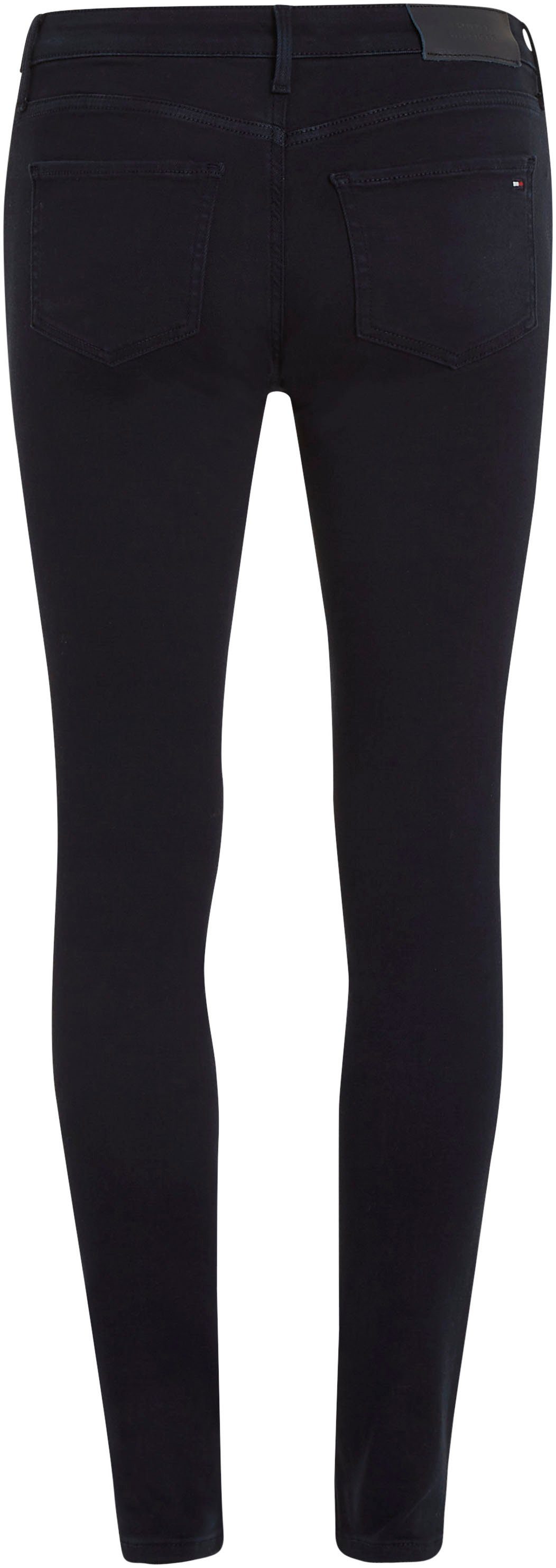 Tommy Hilfiger Skinny fit jeans TH FLEX COMO SKINNY RW GYA met tommy hilfiger logo-badge (TH FLEX COMO SKINNY RW)