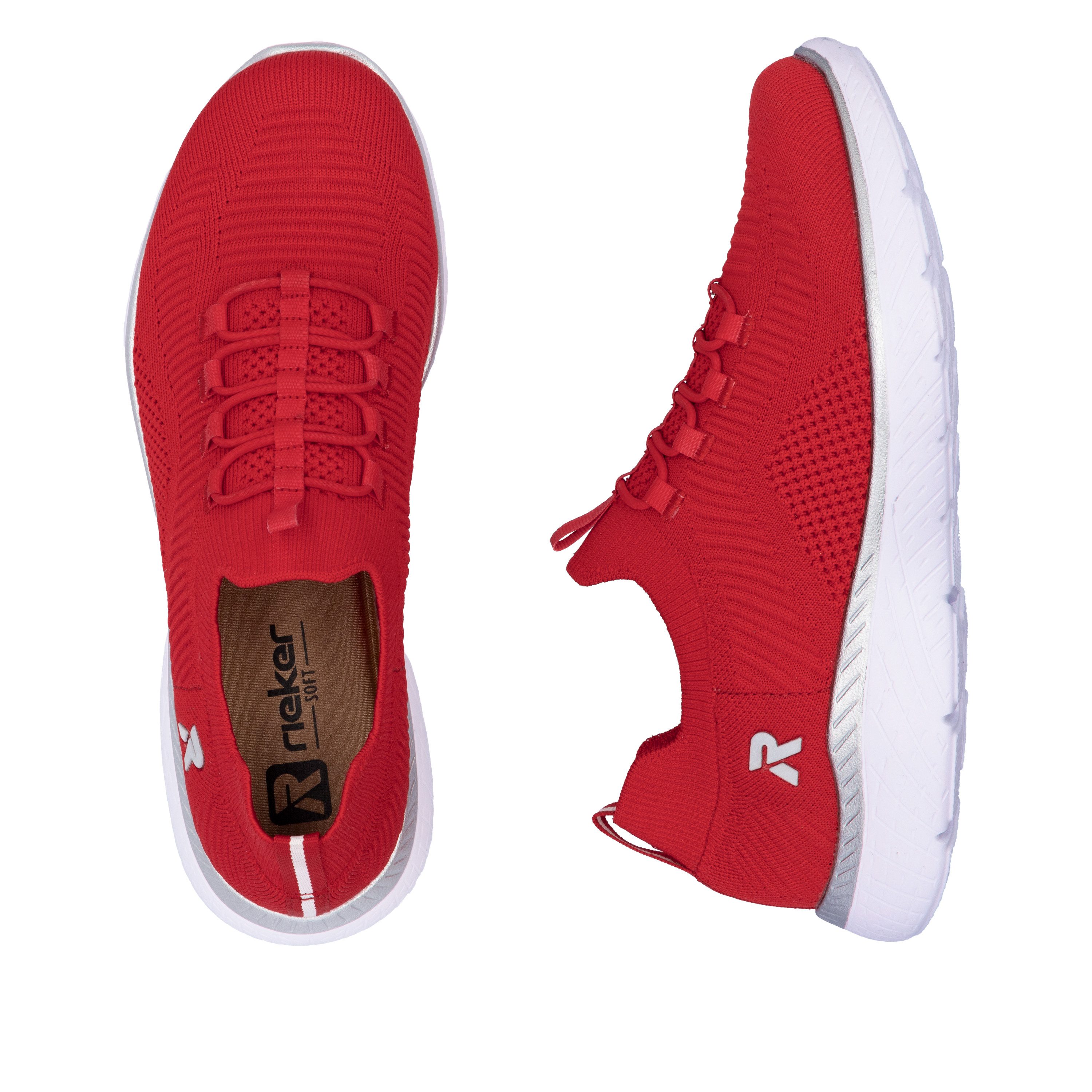 RIEKER Sport Slip-on sneakers , slipper, vrijetijdsschoen, instapschoen met elastische instap