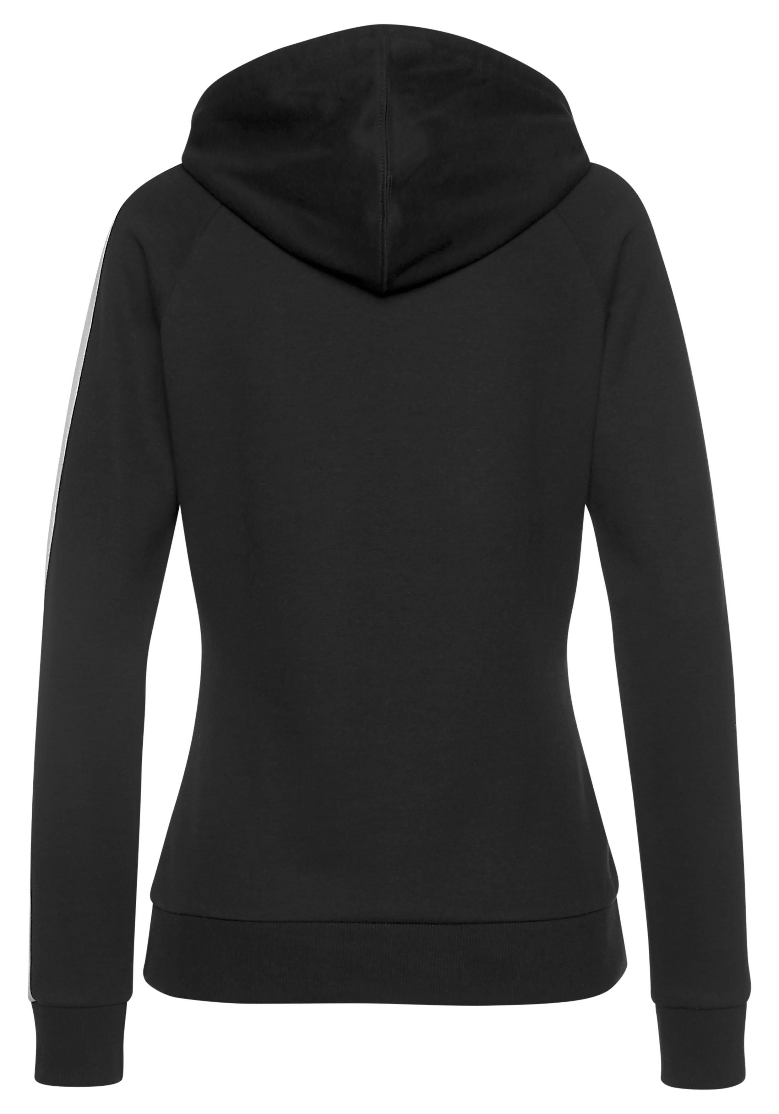 Bench. Loungewear Hoodie met zijstrepen en kangoeroe zak, loungewear