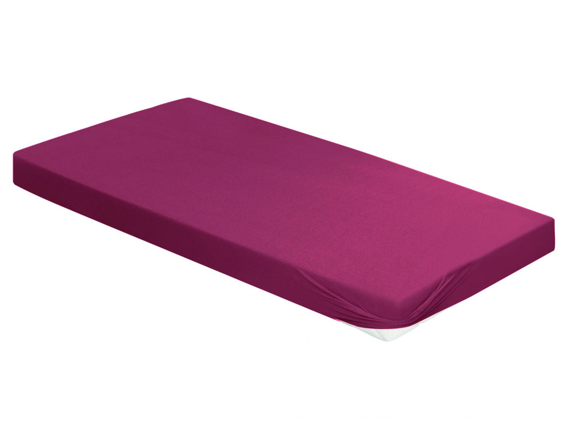 Irisette Hoeslaken Neptun 5 (1 stuk) hoeslakens maat 150 cm x 200 cm paars