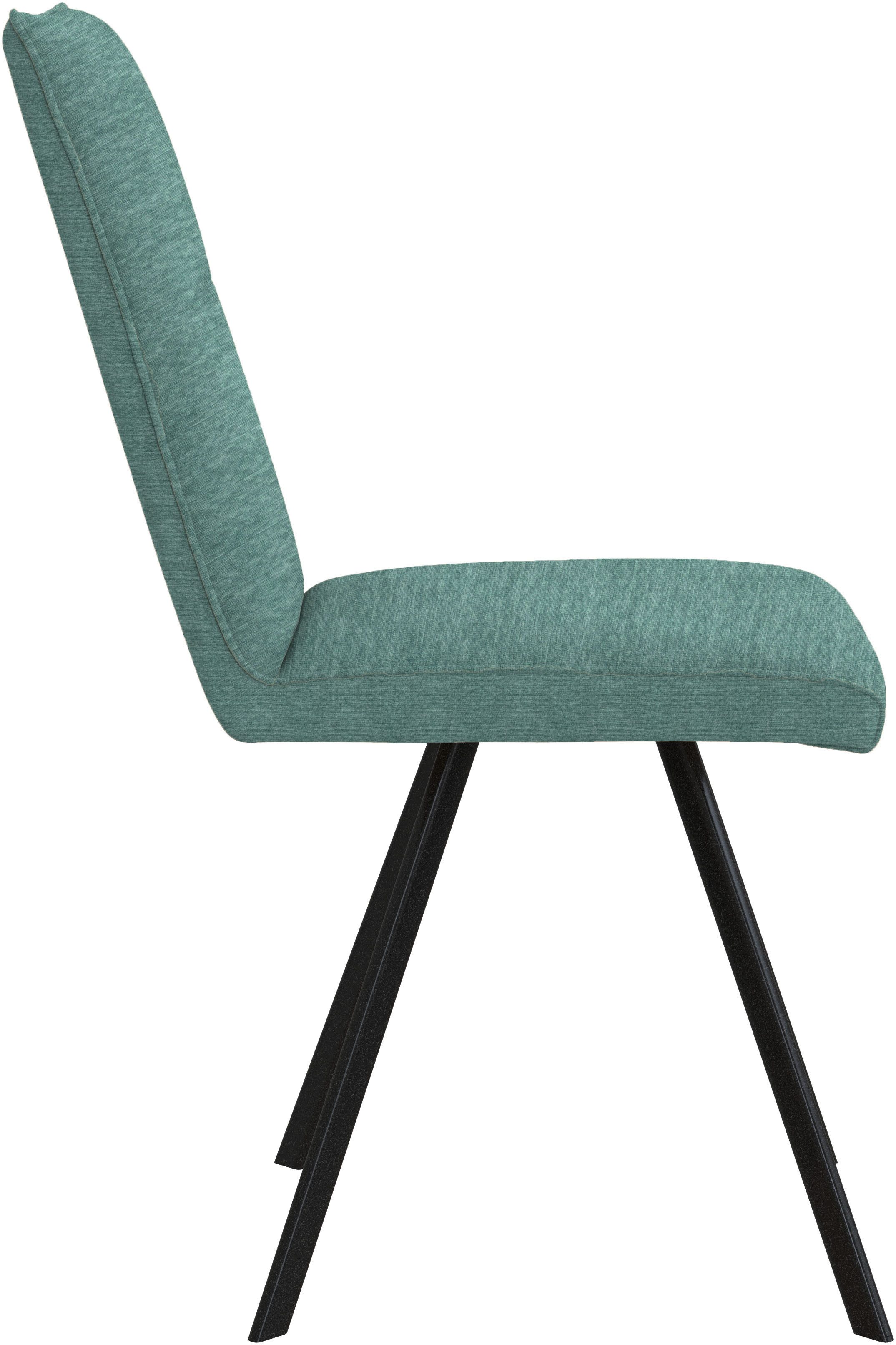 Home affaire Stoel met 4 poten Sava Metalen frame (set, 2 stuks)