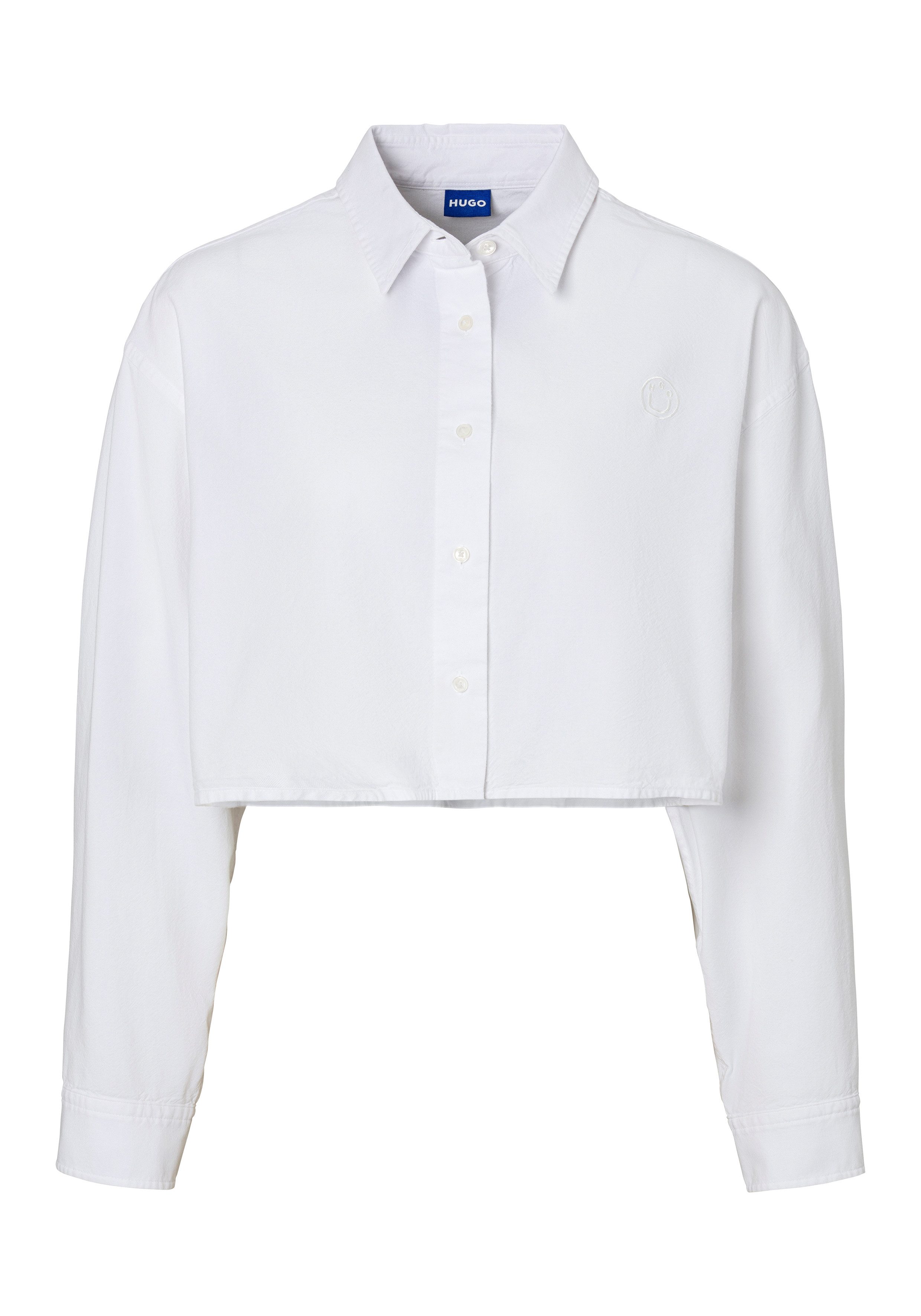 OTTO HUGO Blue Klassieke blouse ERISA dames blouses maat 44 wit