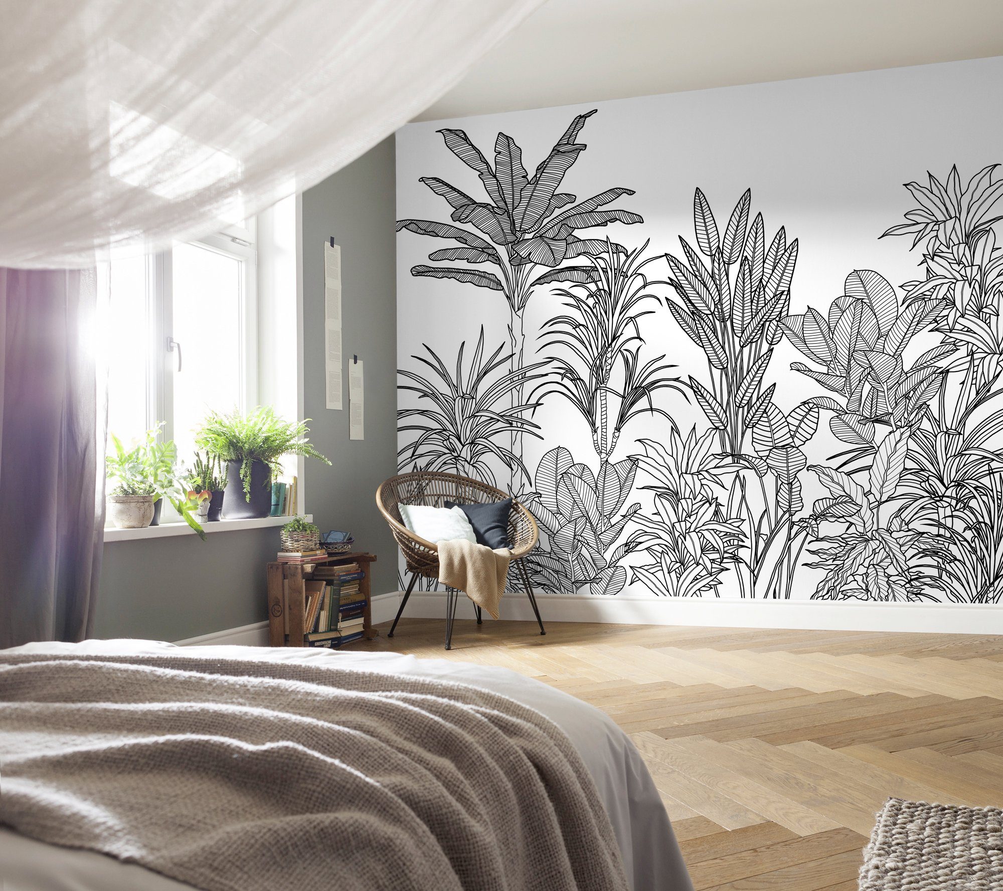 Komar Vliesbehang Digitale print vlies - Savanna - Afmeting 350 x 250 cm (1 stuk)
