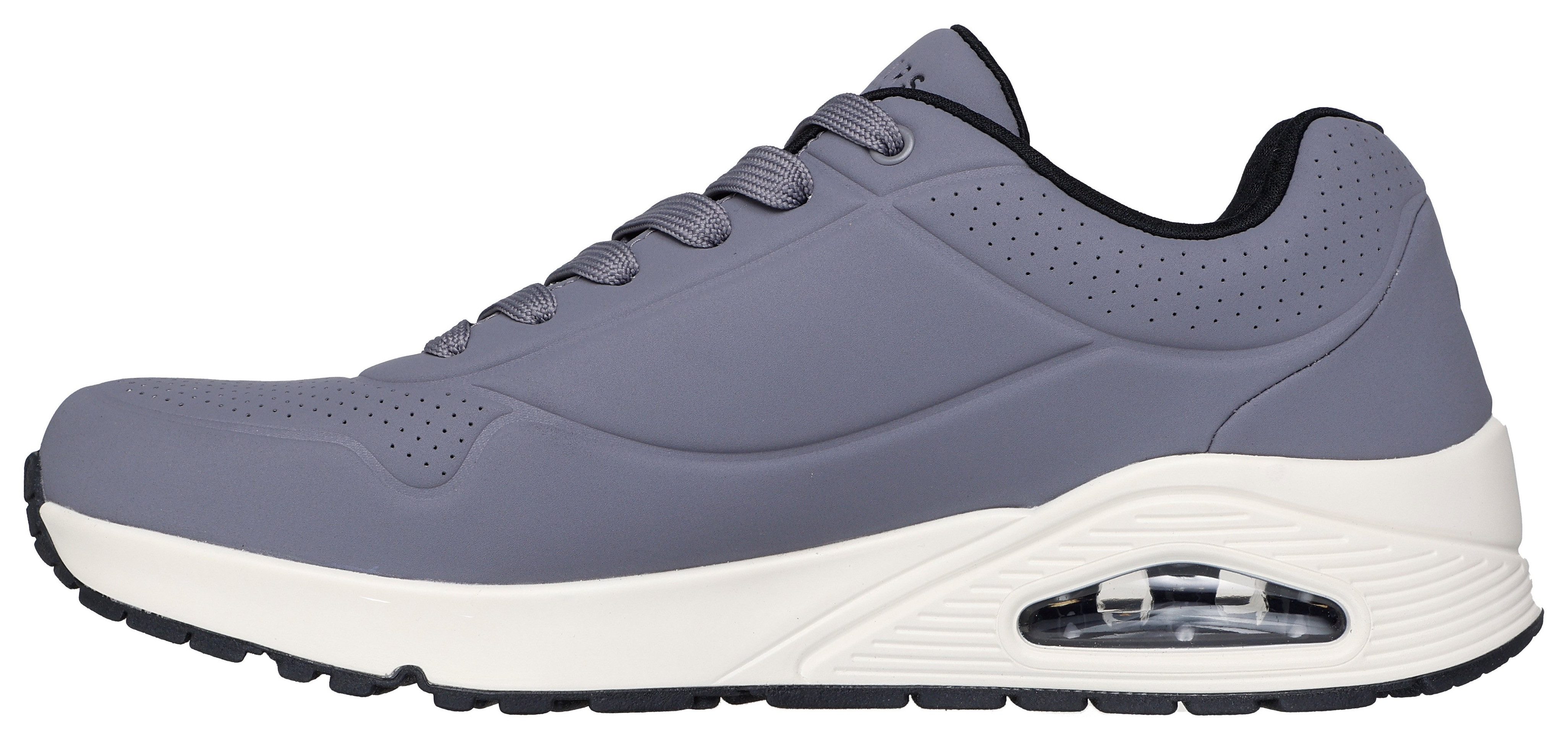 Skechers Sneakers Uno - Stand on Air Vrijetijdsschoen, lage schoen, veterschoen met air-cooled memory foam