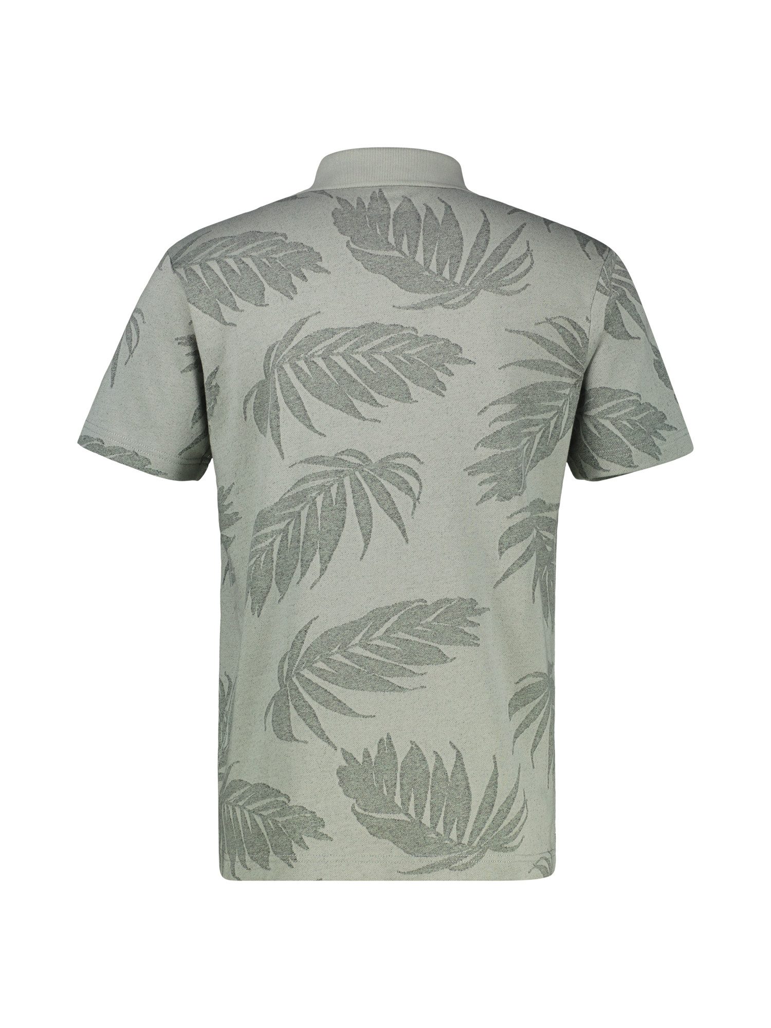 Lerros Poloshirt LERROS jacquard poloshirt voor heren