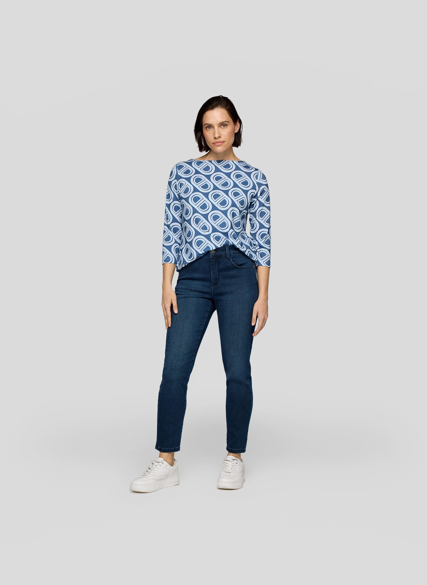 Rabe Shirt met 3/4 mouwen met print all-over