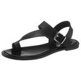 inuovo sandalen met verstelbare gespsluiting zwart