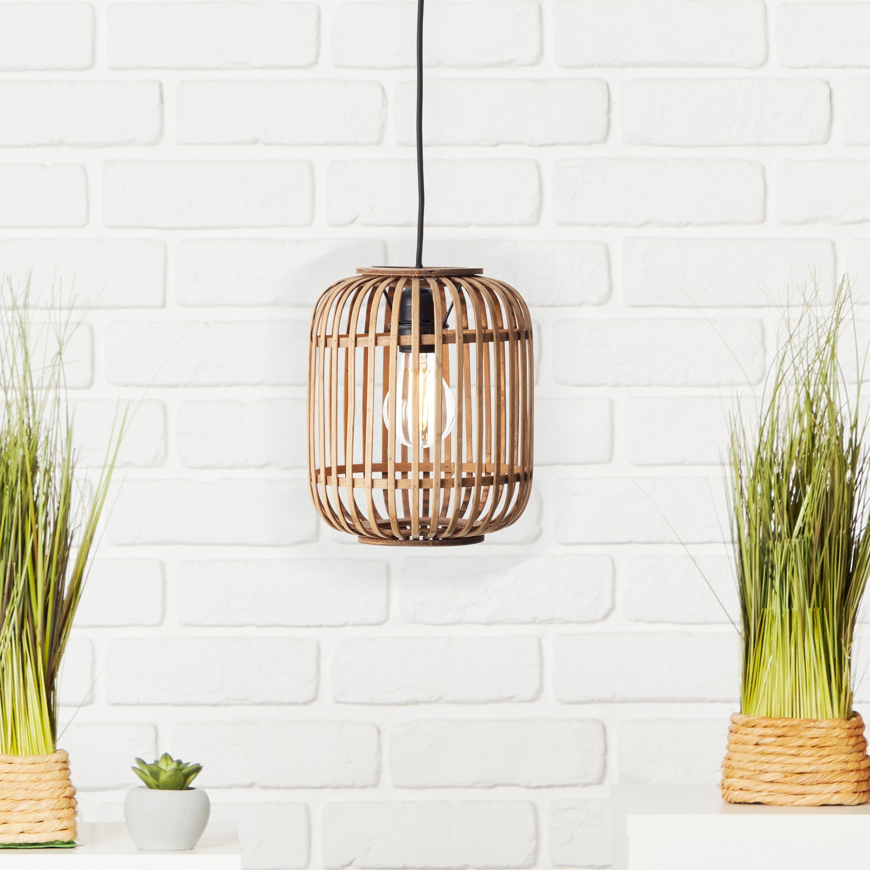 Brilliant Leuchten Hanglamp Woodrow Hanglamp 1-lichts (1 stuk)