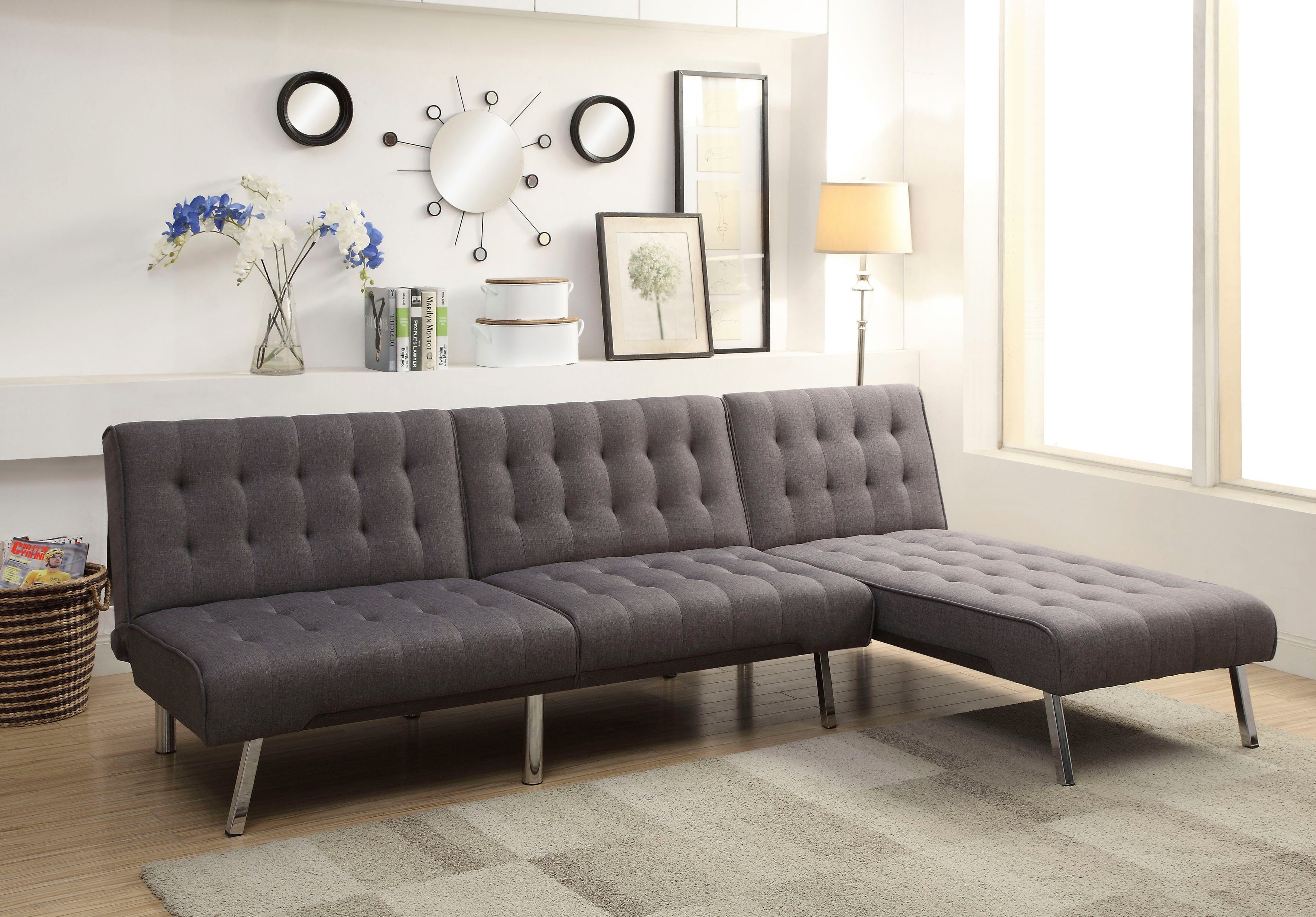 ATLANTIC home collection Relaxstoel Pierre met relax- en slaapfunctie, met golfvering