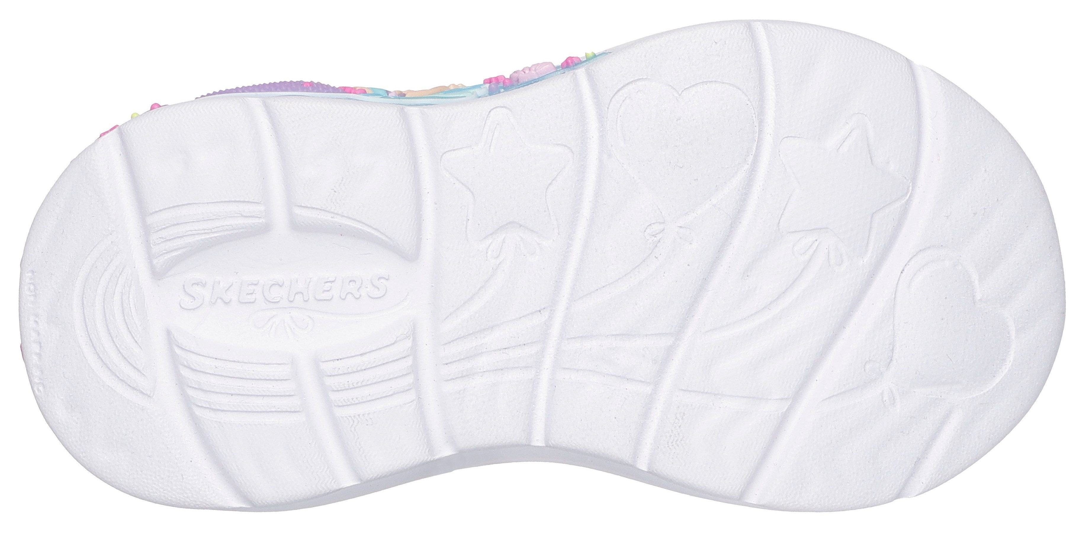 Skechers Sneakers MY DREAMERS , blink,-klittenbandschoen, zeemeermin ontwerp, maat sjabloon om te downloaden