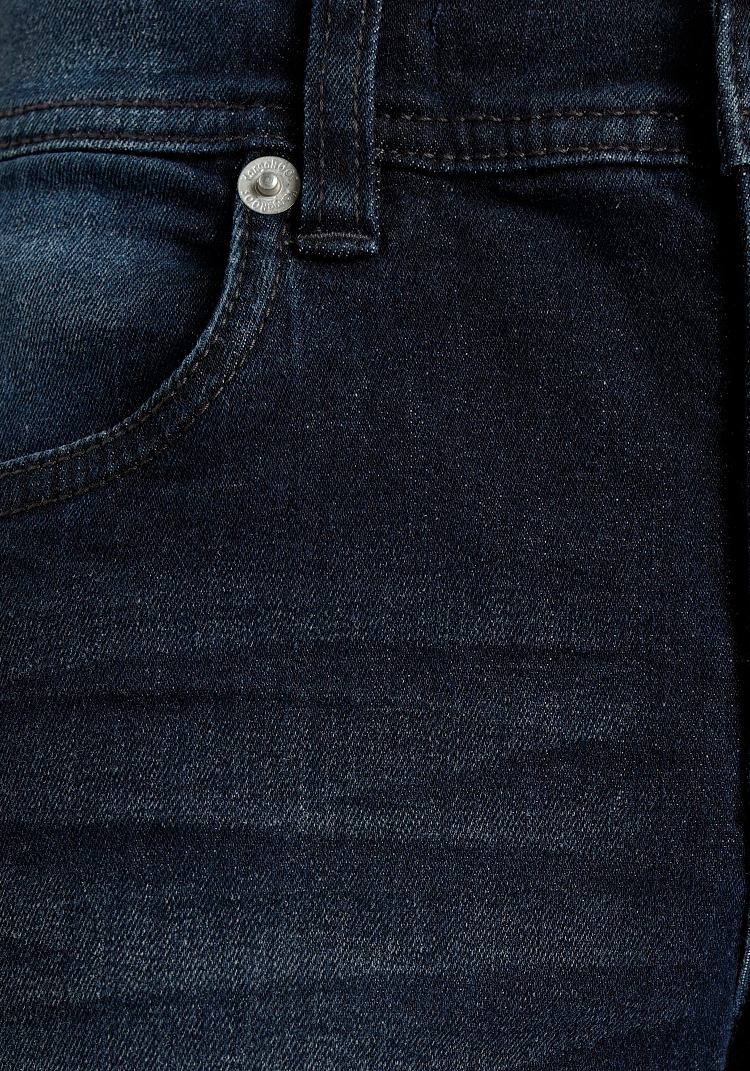 KangaROOS Stretch jeans , Regular fit, met rechte pijpen comfortabele pasvorm, rechte pasvorm, lage taille
