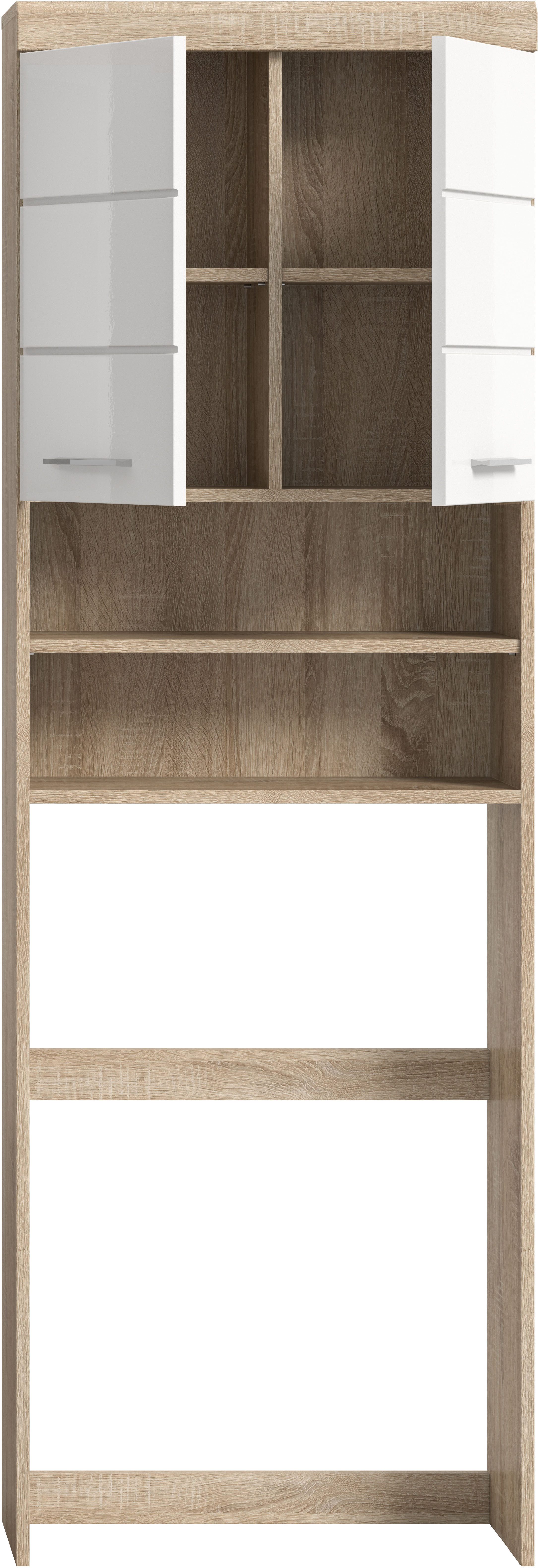 INOSIGN Kast voor wasmachine Siena, breedte 63 cm, voor wasmachine & droger, 2 deuren, MDF-front