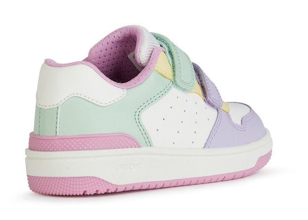 Geox Sneakers J WASHIBA GIRL B met geox speciale membraan, vrijetijdsschoen, lage schoen, veterschoen