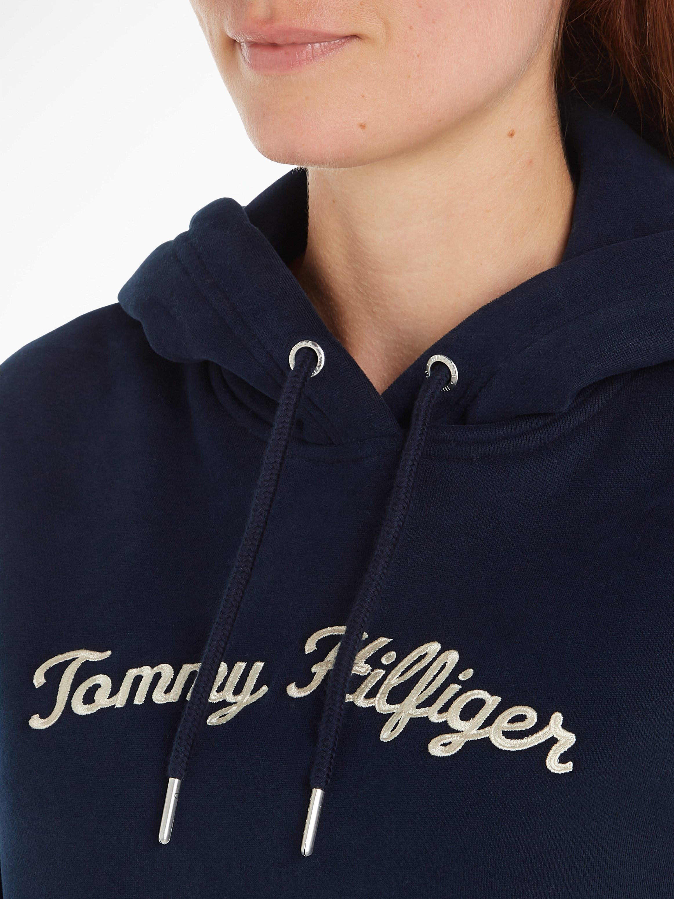 Tommy Hilfiger Hoodie IM REG SCRIPT HILFIGER HOODIE met script-logo-opschrift