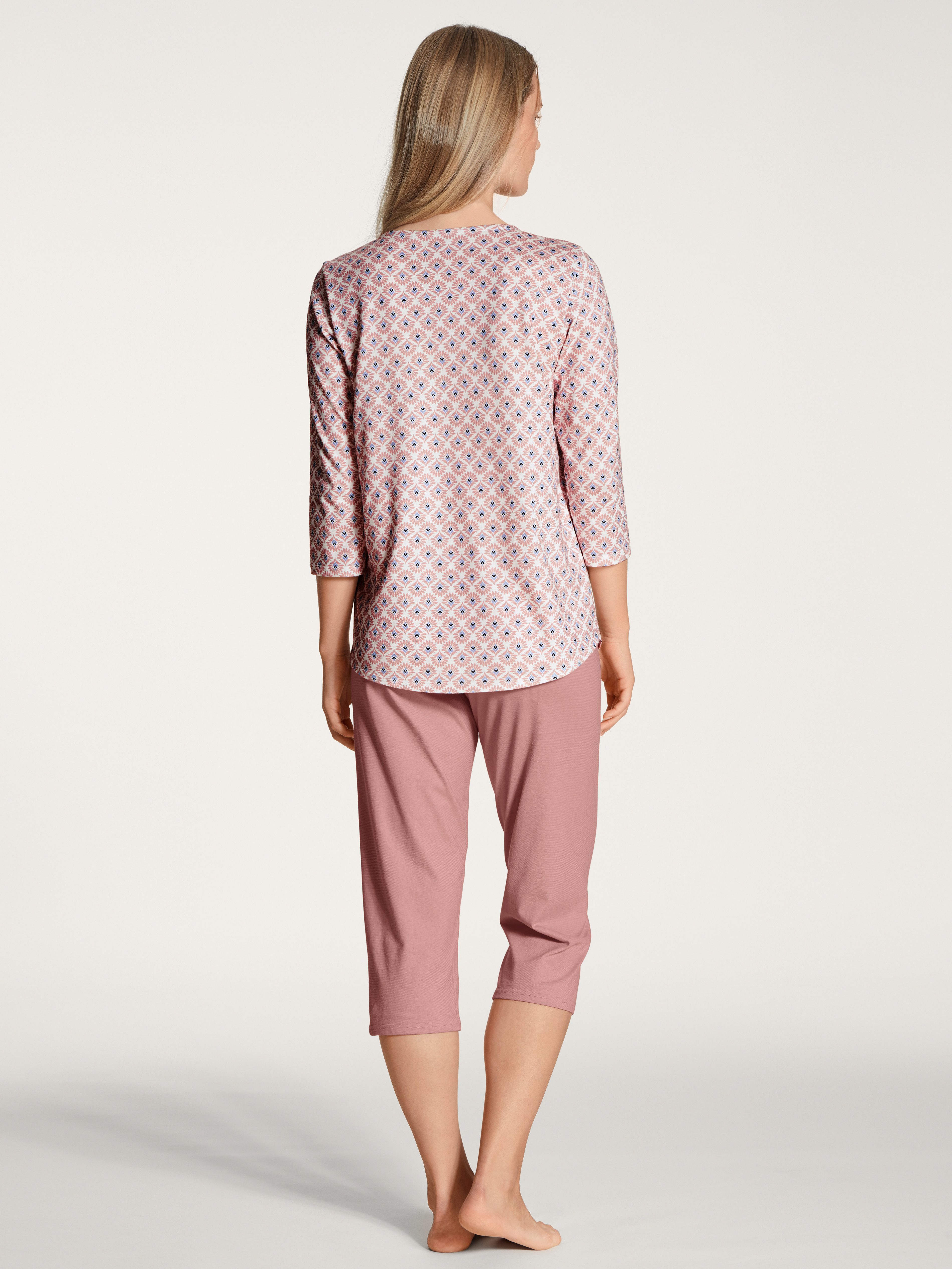 CALIDA Capripyjama Lovely Night met modern fit (2-delig)