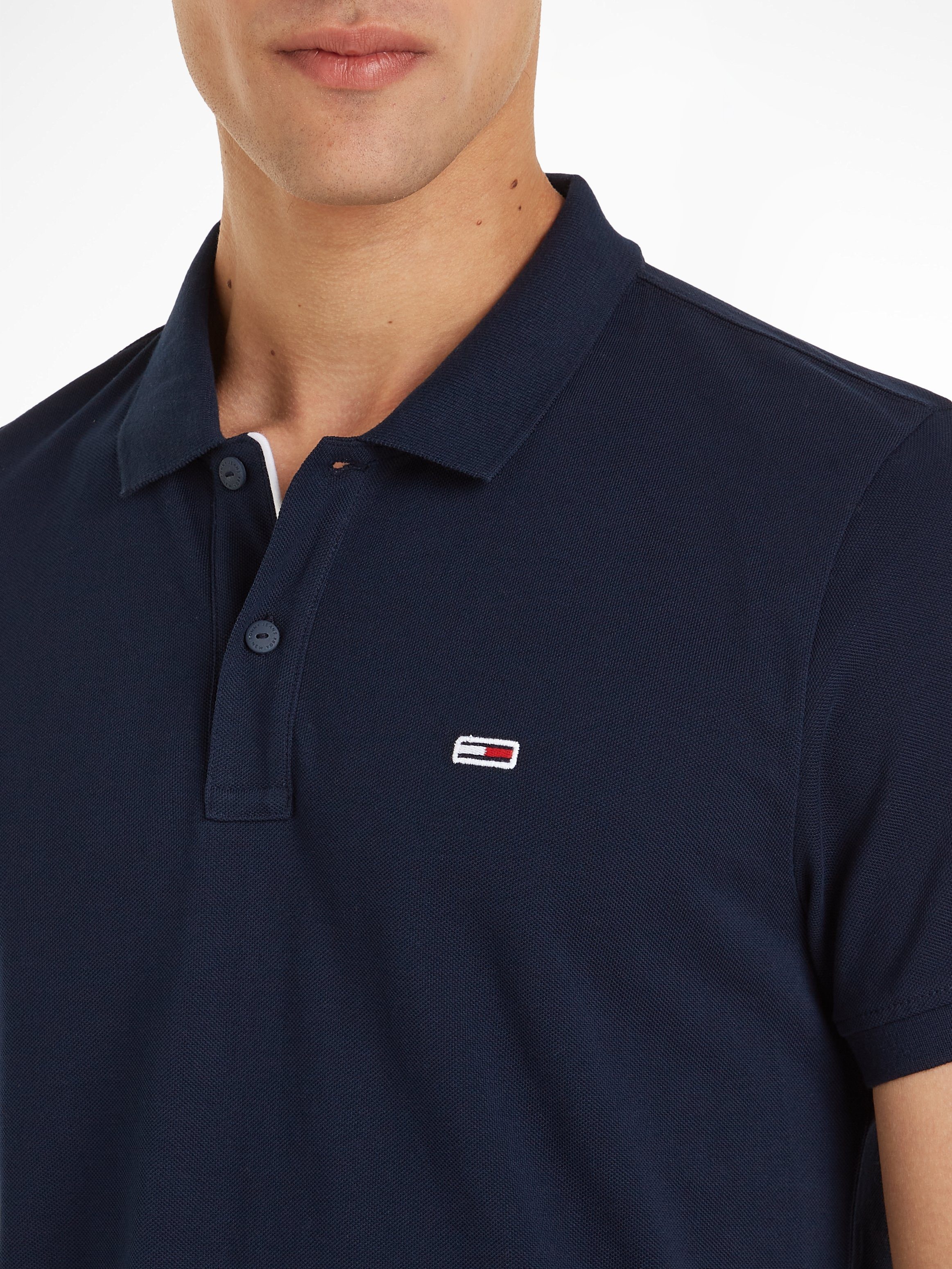 TOMMY JEANS Poloshirt TJM SLIM PLACKET POLO