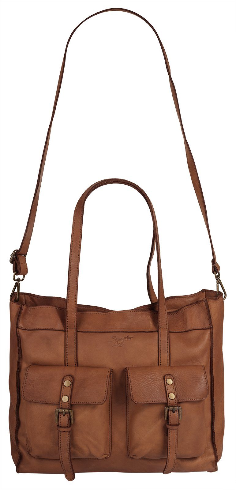 Samantha Look Shopper echt leer, made in italy