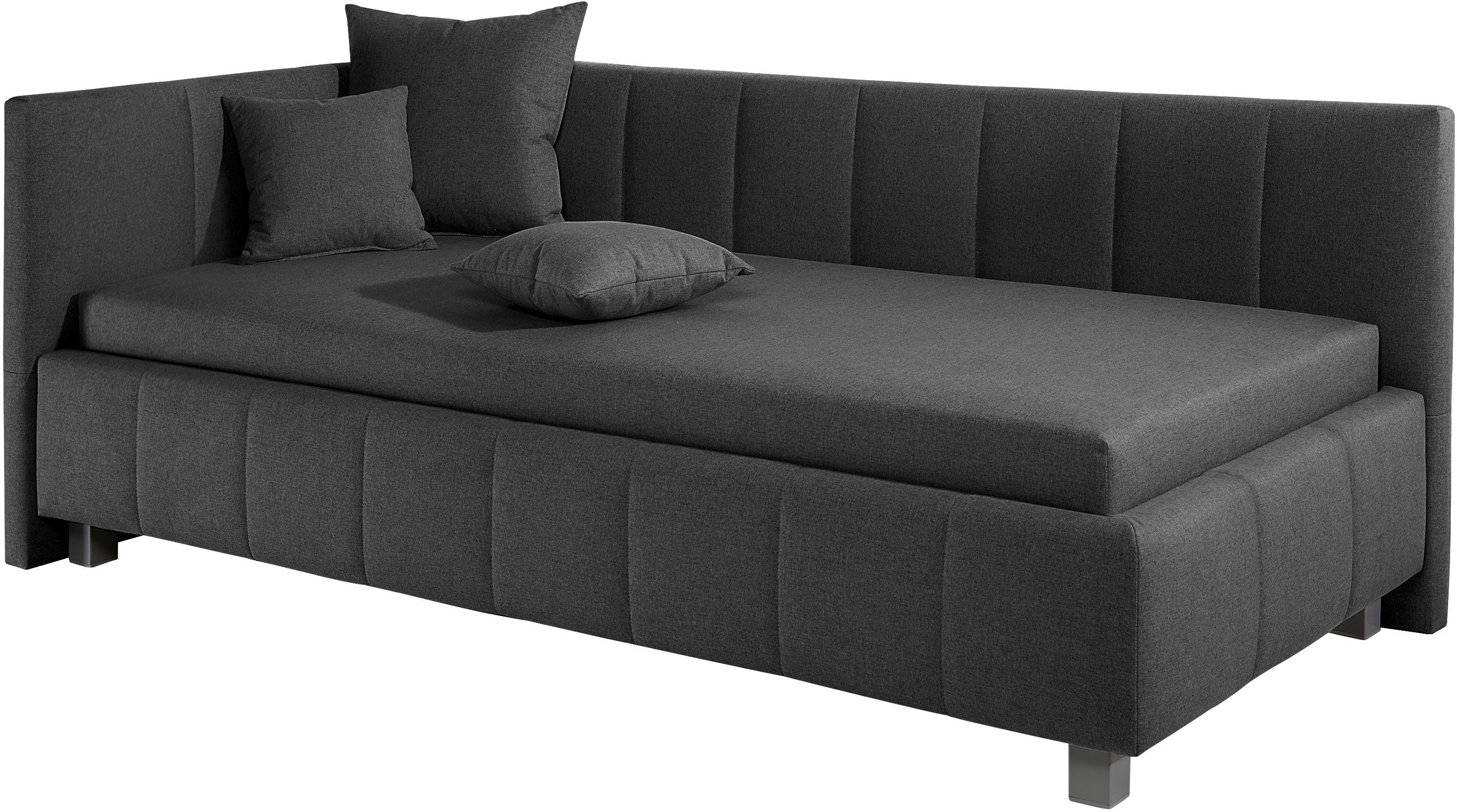 Maintal Bed Mailo met hoofdbord & bedkist, 3 breedten, binnenvering- of bonell-matras