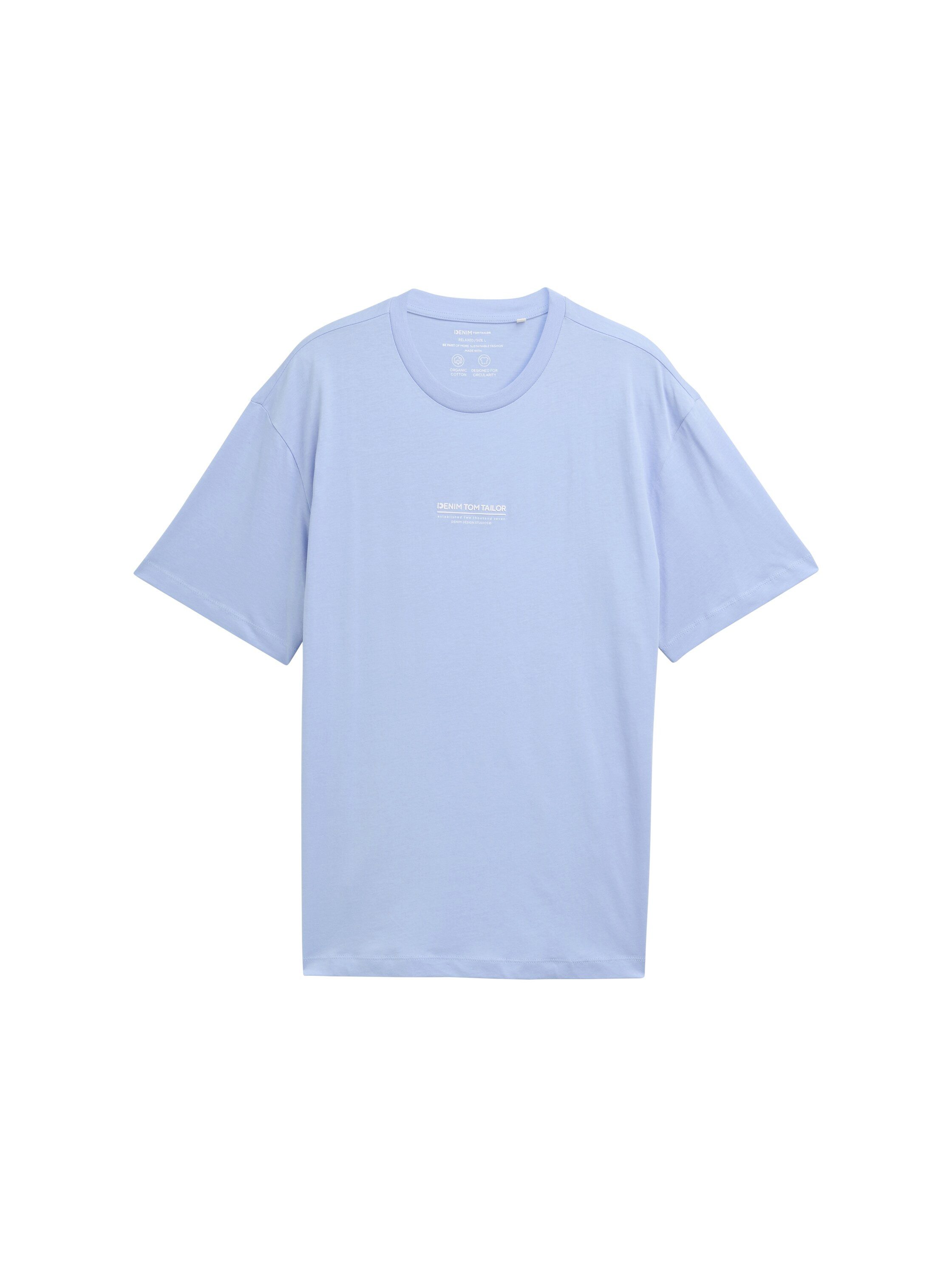 Tom Tailor Denim T-shirt met merkfrontprint