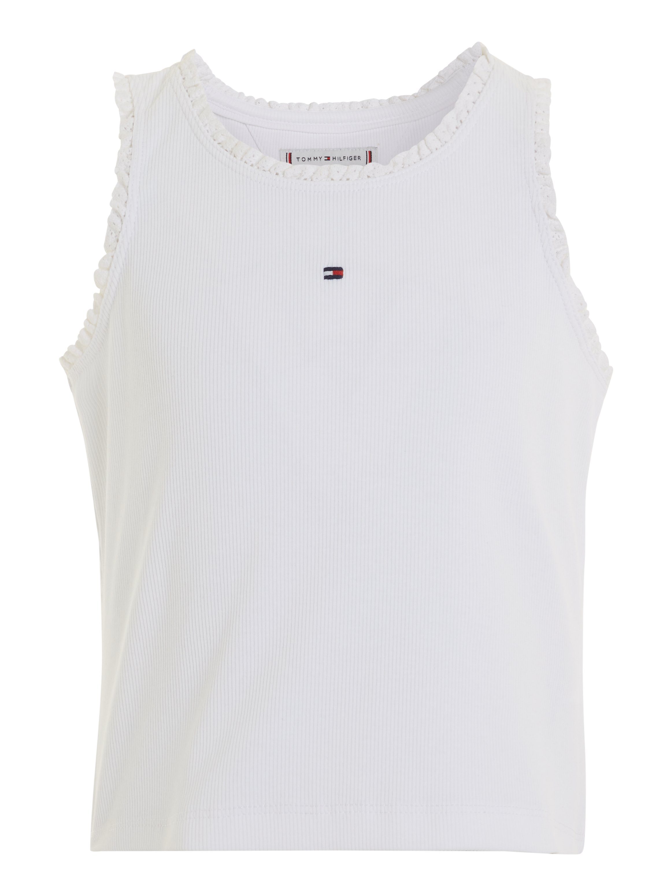 Tommy Hilfiger T-shirt ESSENTIAL RIB LACE TANK TOP