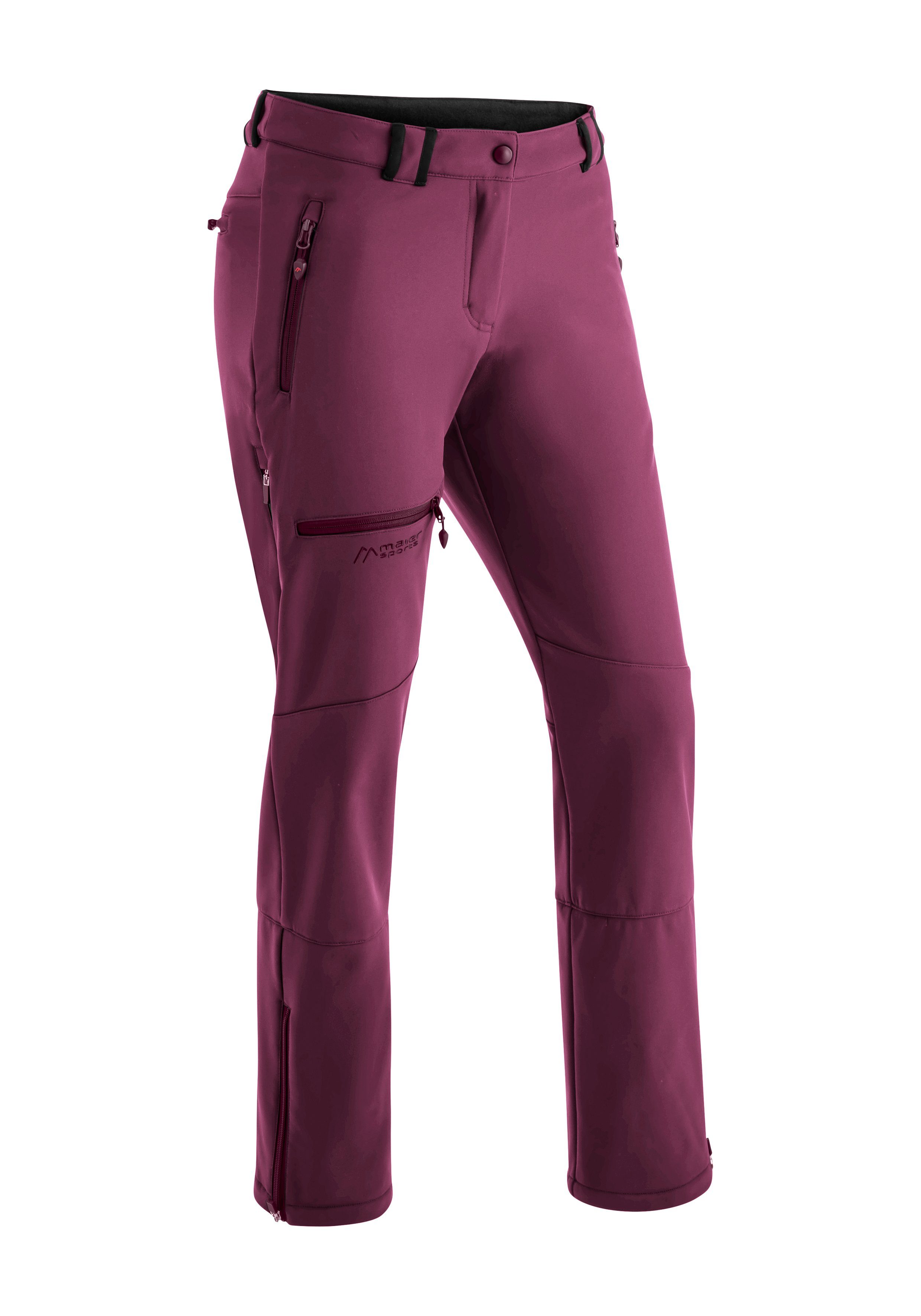 Maier Sports Softshell-broek Adakit W Dames trekkingbroek ademende outdoorbroek regular fit