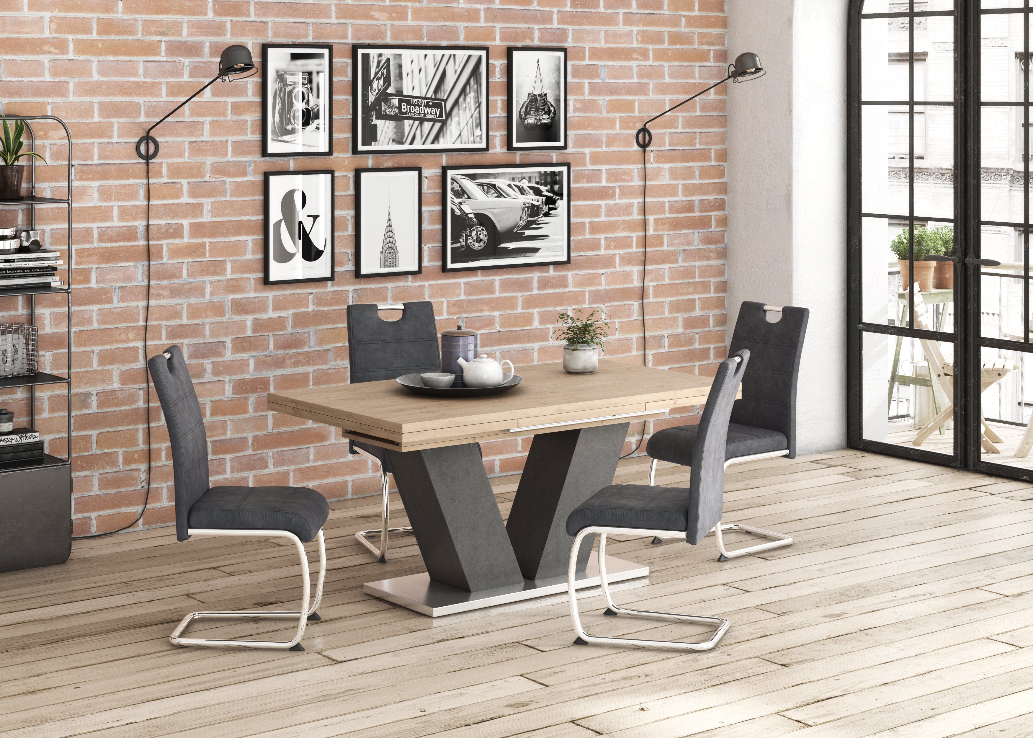 HELA Vrijdragende stoel Flora, eetkamerstoelen