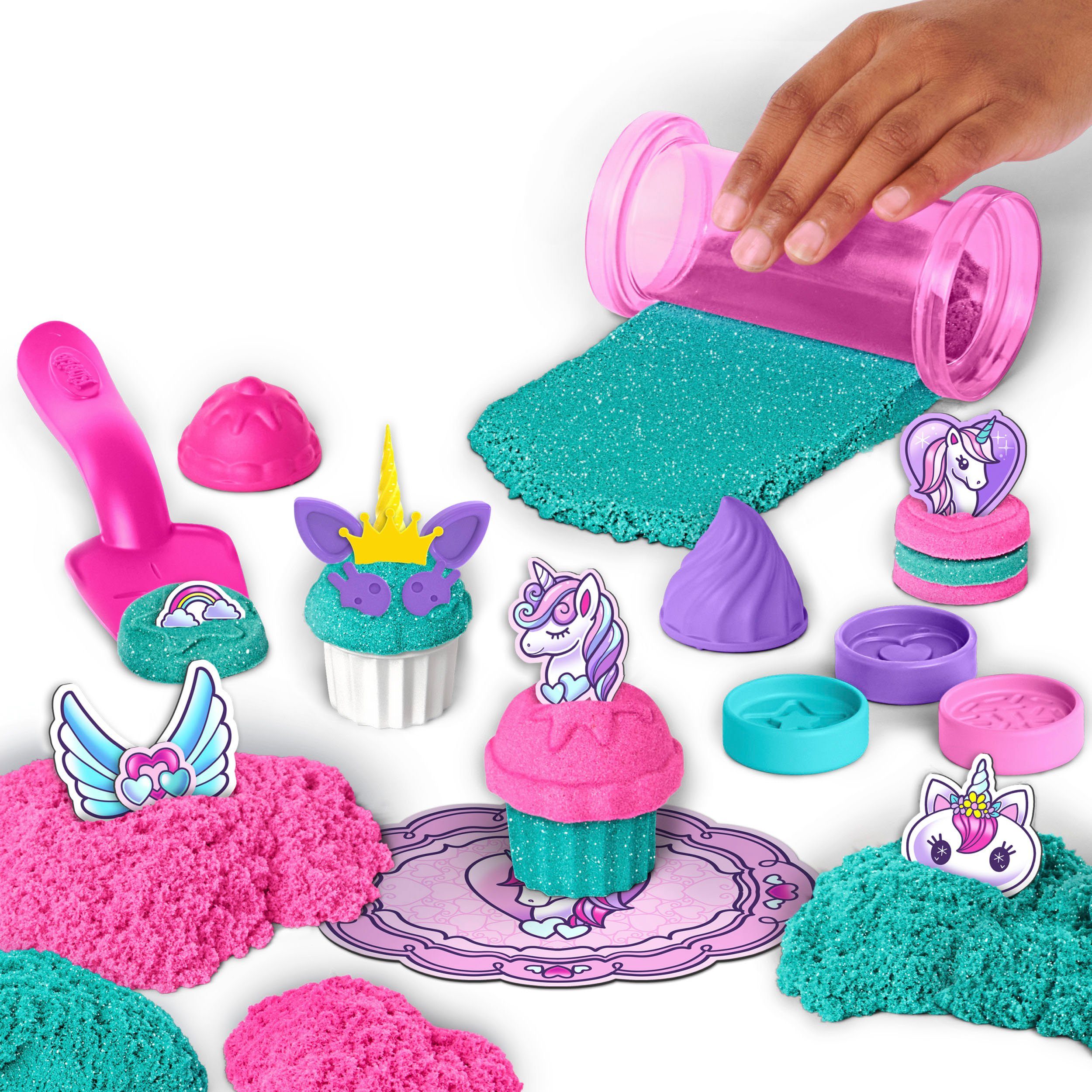 Spin Master Knutselset Kinetic Sand - Unicorn Bake Shoppe 454 g