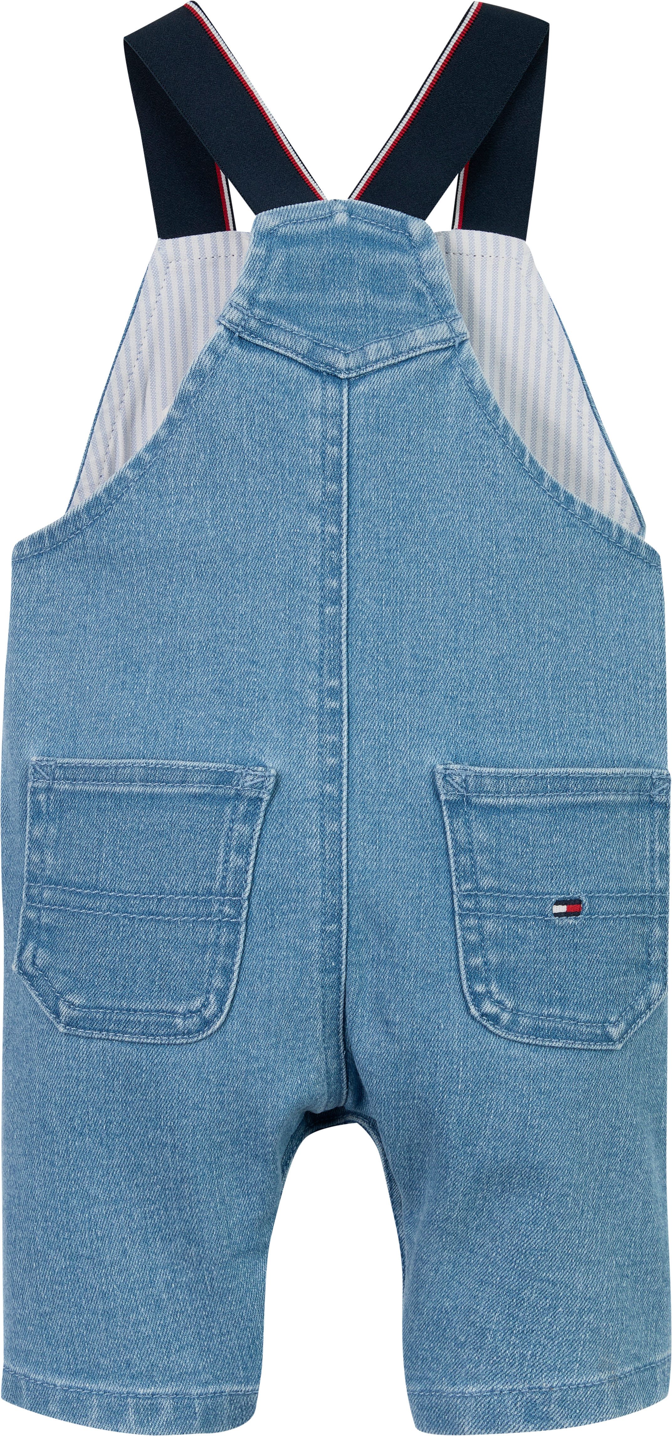 Tommy Hilfiger Tuinbroek DENIM DUNGAREE met logostiksel, met knoopsluiting