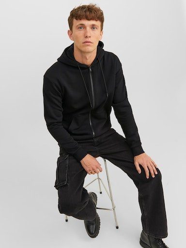 Jack & Jones Capuchonsweatvest JJEBRADLEY SWEAT ZIP HOOD NOOS