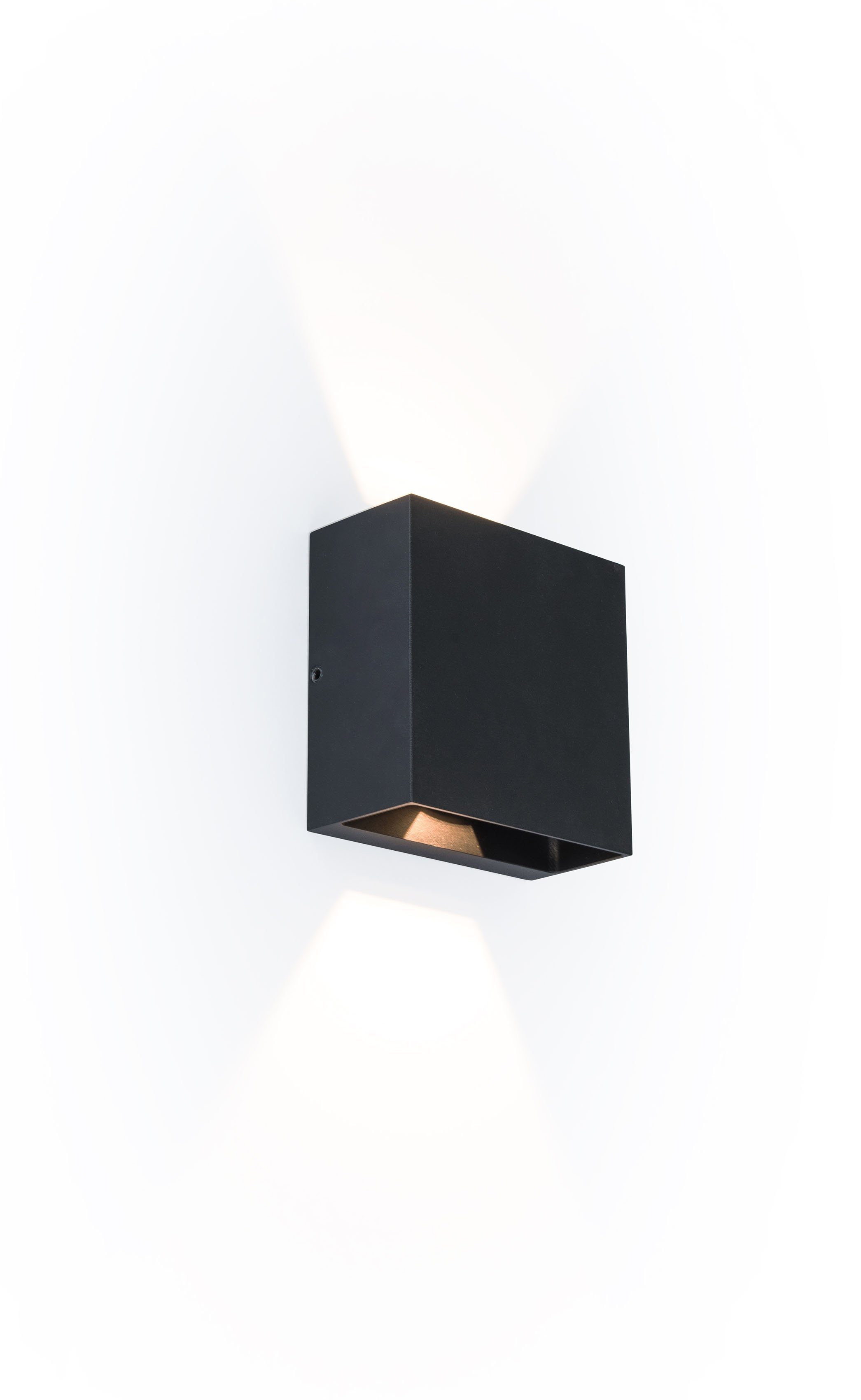LUTEC Ledwandlamp voor buiten Gemini (1 stuk)