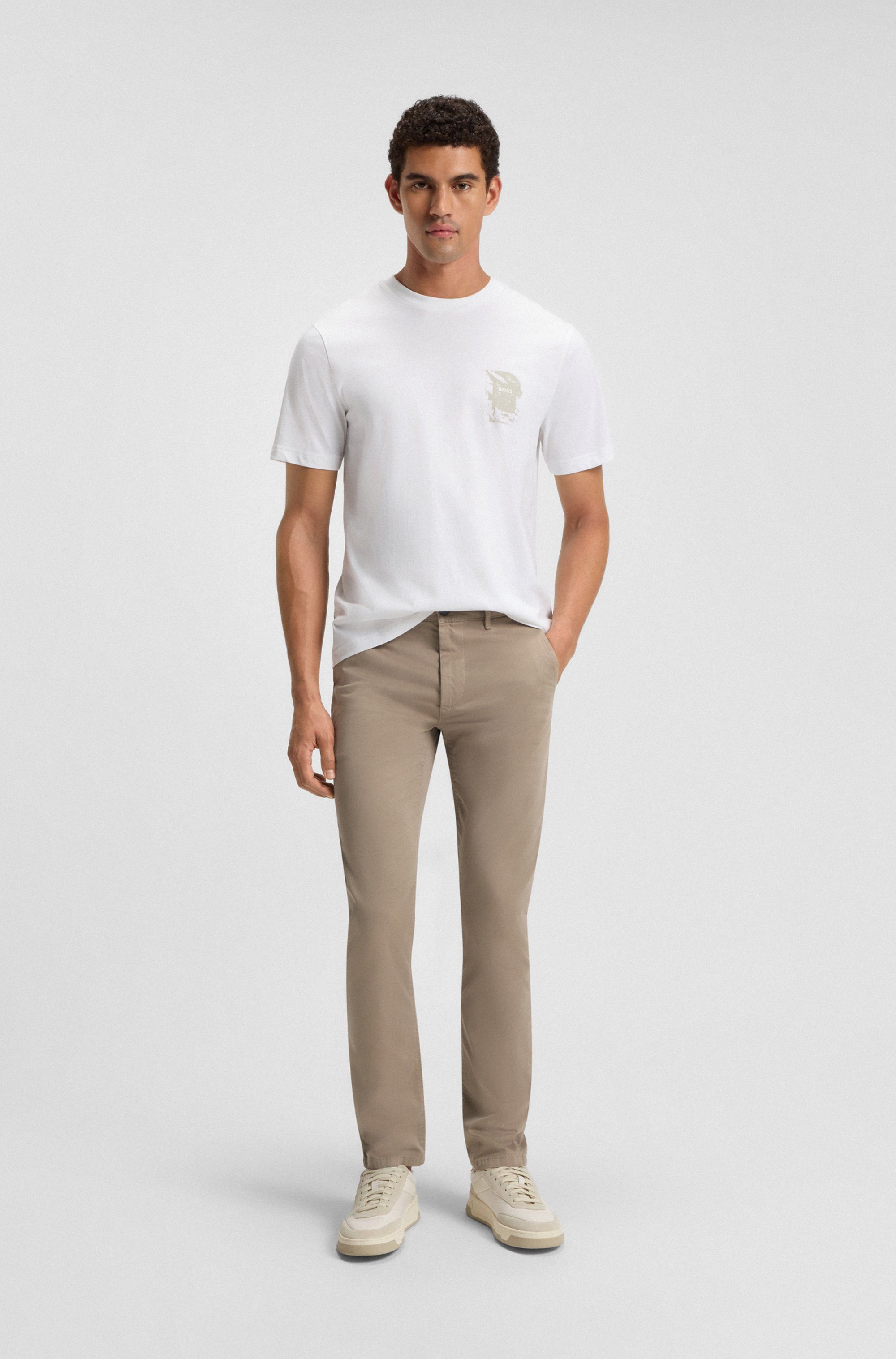 Boss Orange Chino SLIM met achterzakken