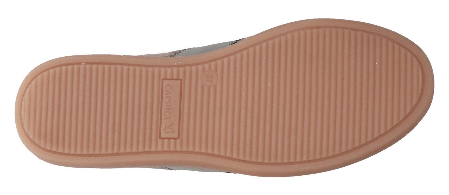 Caprice Plateausneakers , vrijetijdsschoen, halfschoen, veterschoen met gepolsterde schacht