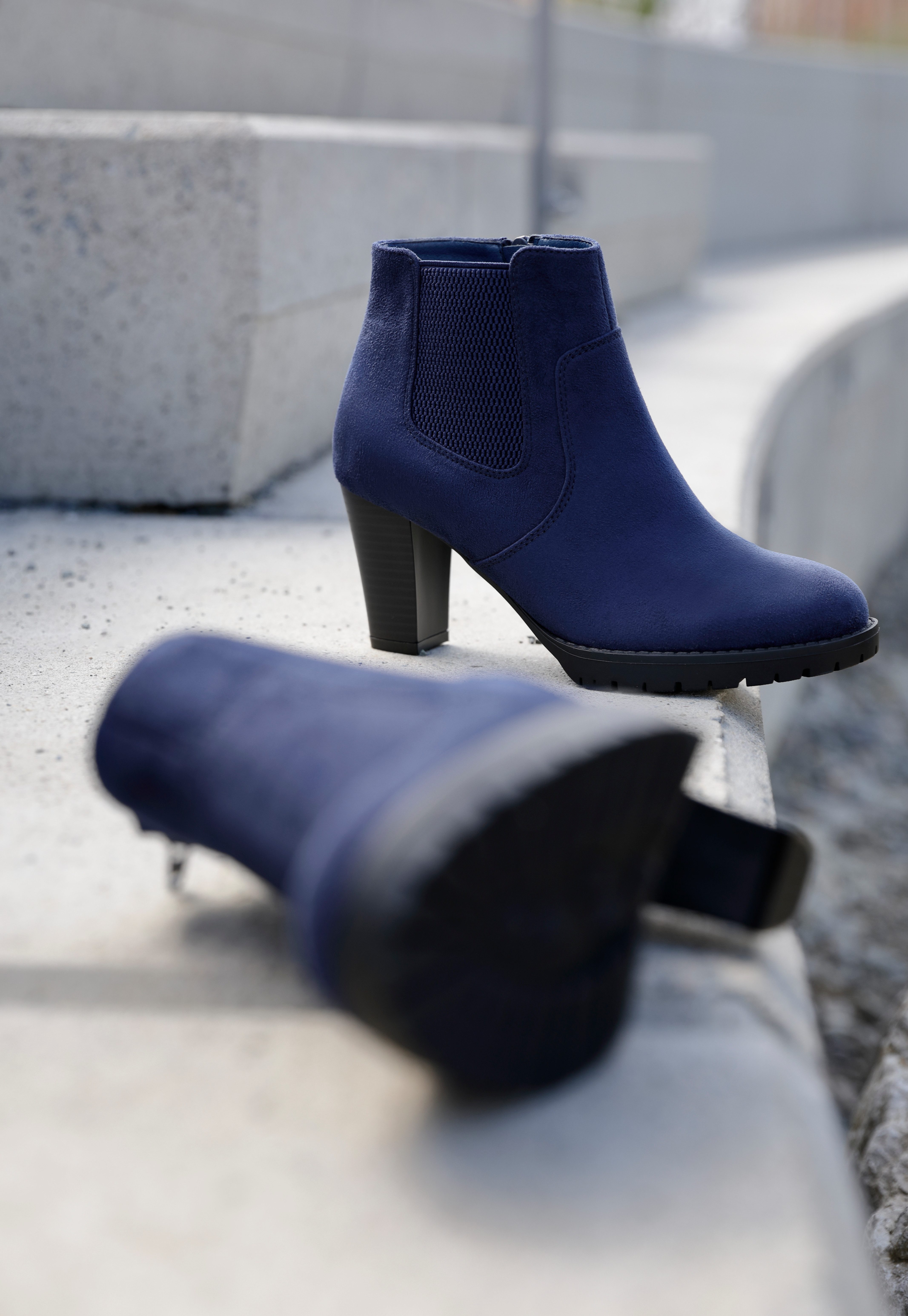 Aniston SHOES Laarsjes , enkellaarzen met zijstretch inzet - nieuwe collectie