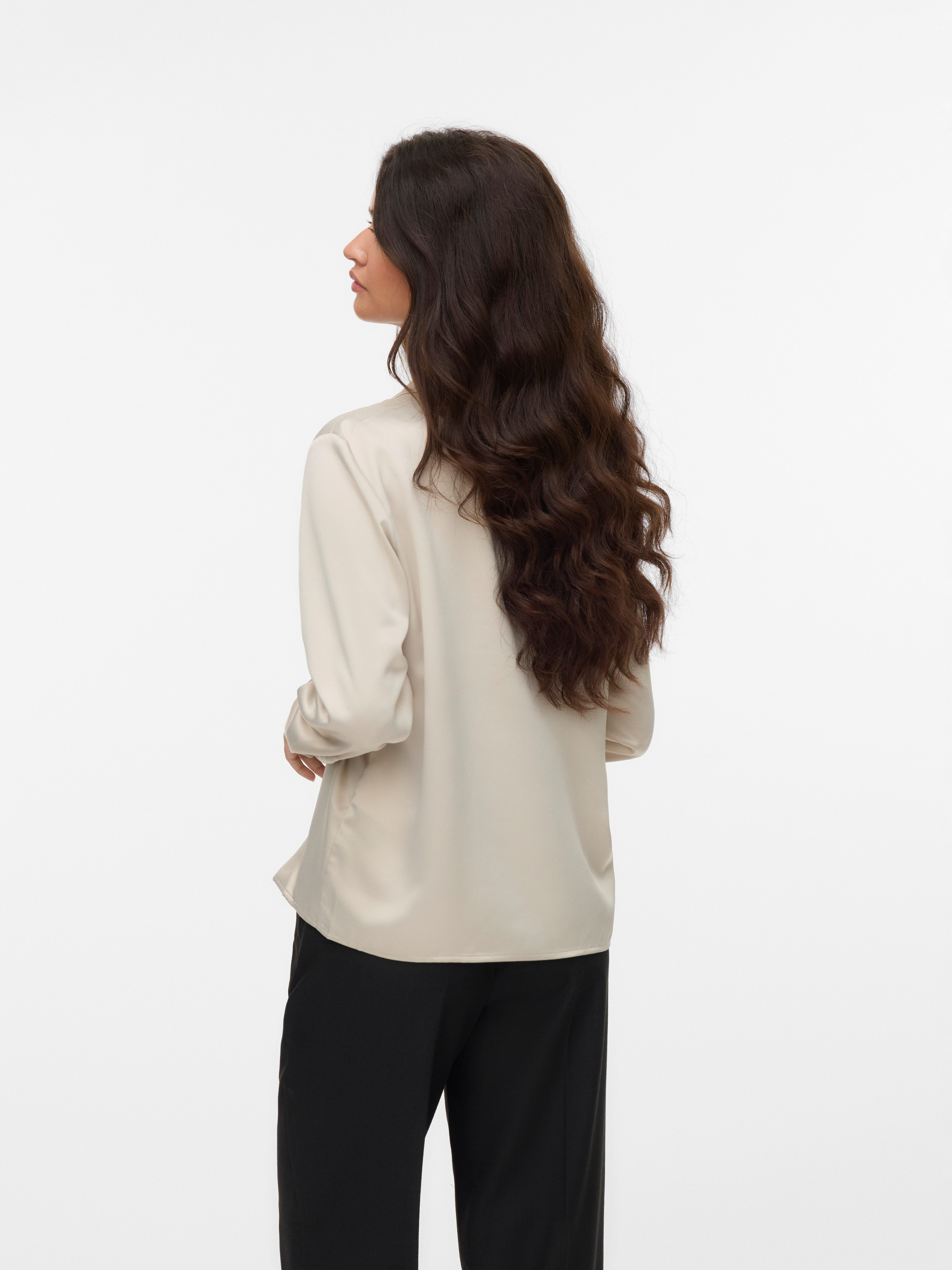 Vero Moda Blouse met lange mouwen VMMERLE LS SHIRT WVN GA NOOS