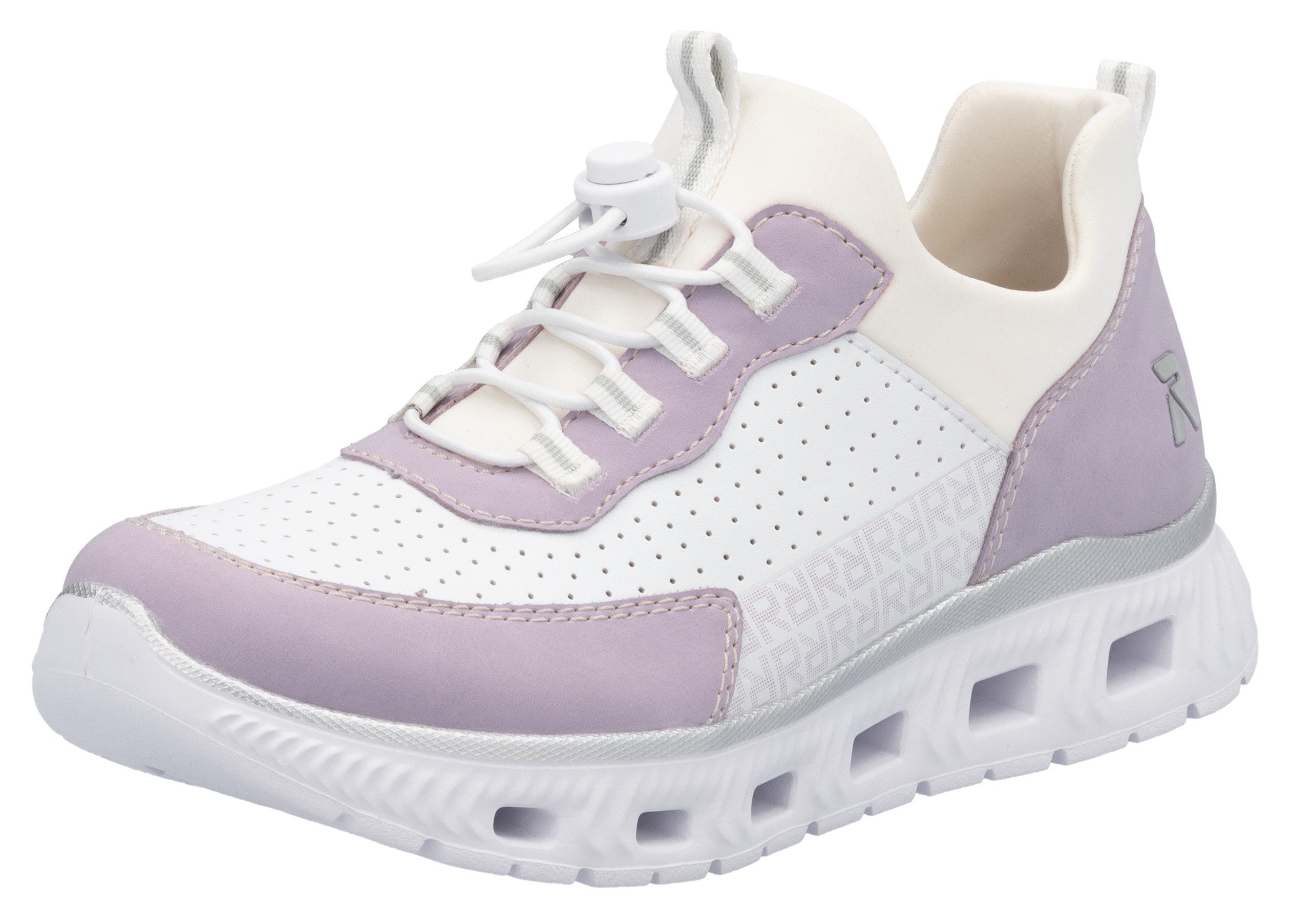 OTTO RIEKER Sport Slip-on sneakers Vegan , slippers, lage schoen, vrijetijdssneaker met memosoft-uitrusting dames lage sneakers maat 38 wit