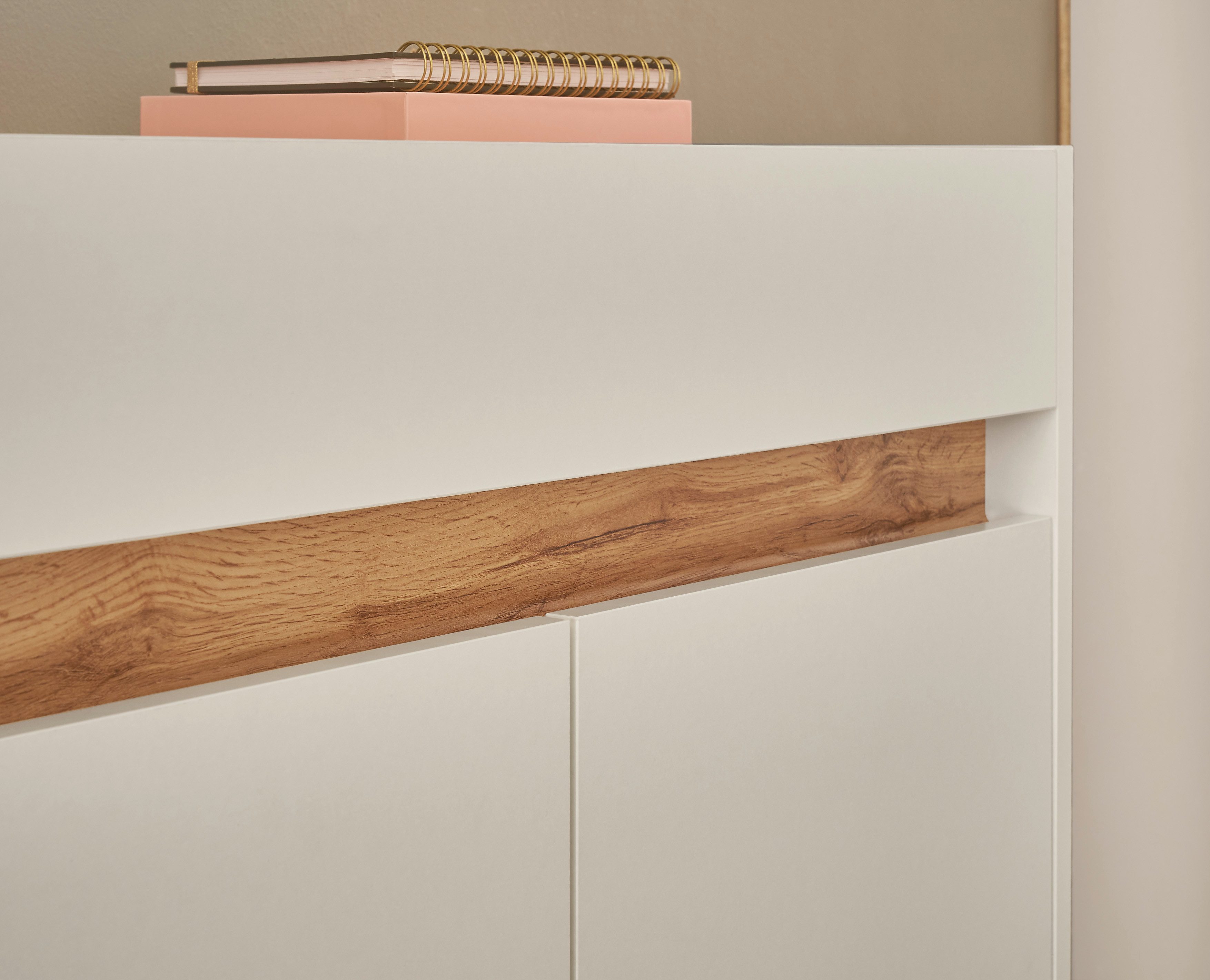 INOSIGN Kast GIRON/ CiTY, Kast in Wotan Eik, Sideboard in modern design in twee kleuren verkrijgbaar, 2 deuren, 1 lade, 80 cm breed