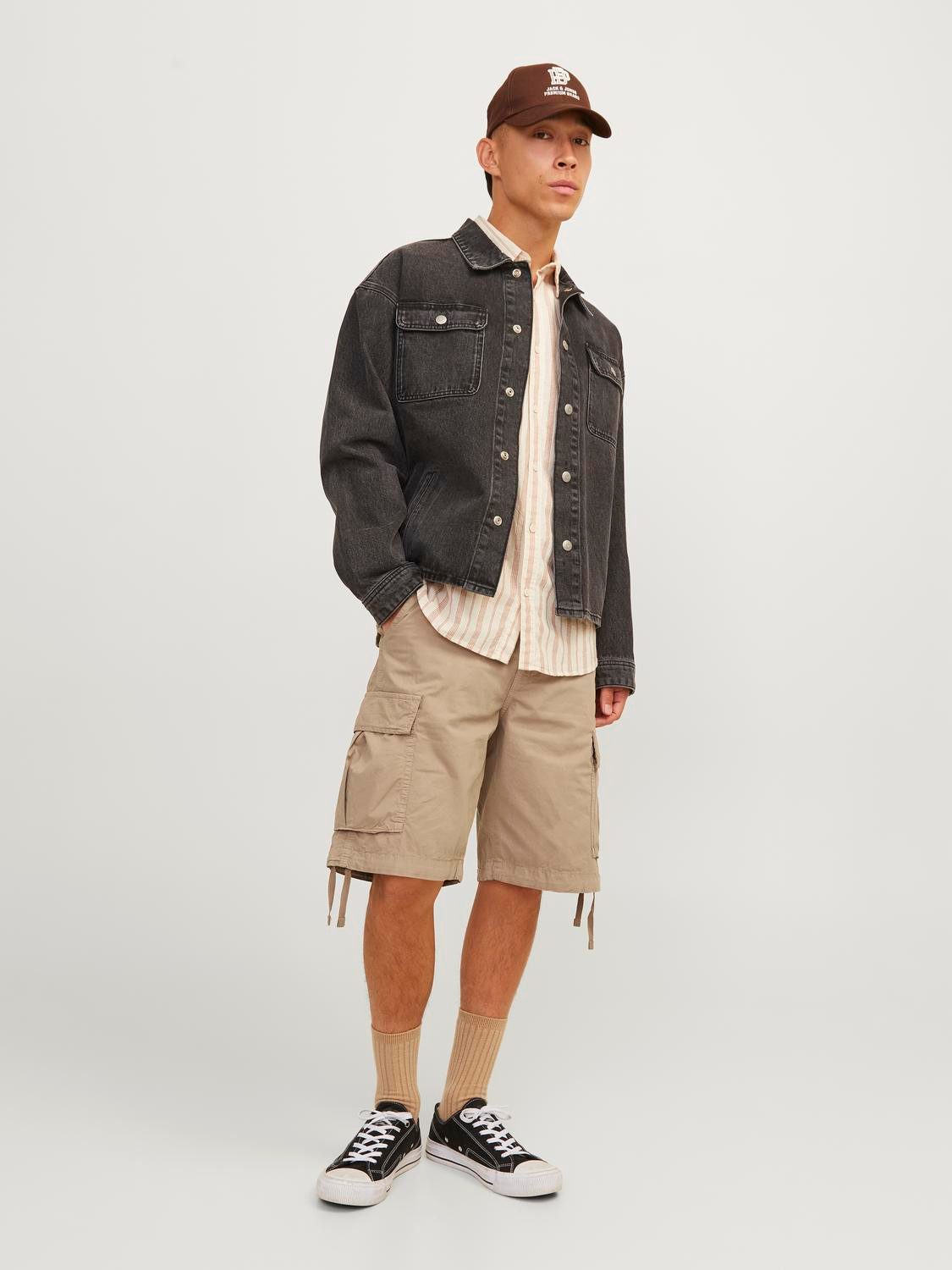 Jack & Jones Cargobroek JPSTCOLE TUCKER CARGO SHORTS LNG SN
