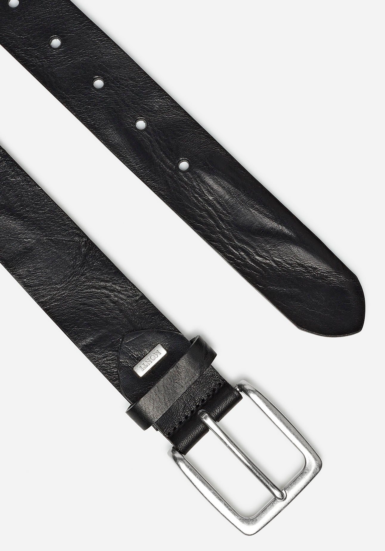 MONTI Leren riem Bologna 3,5 cm breed, jeans-casual, uniek, inkortbaar
