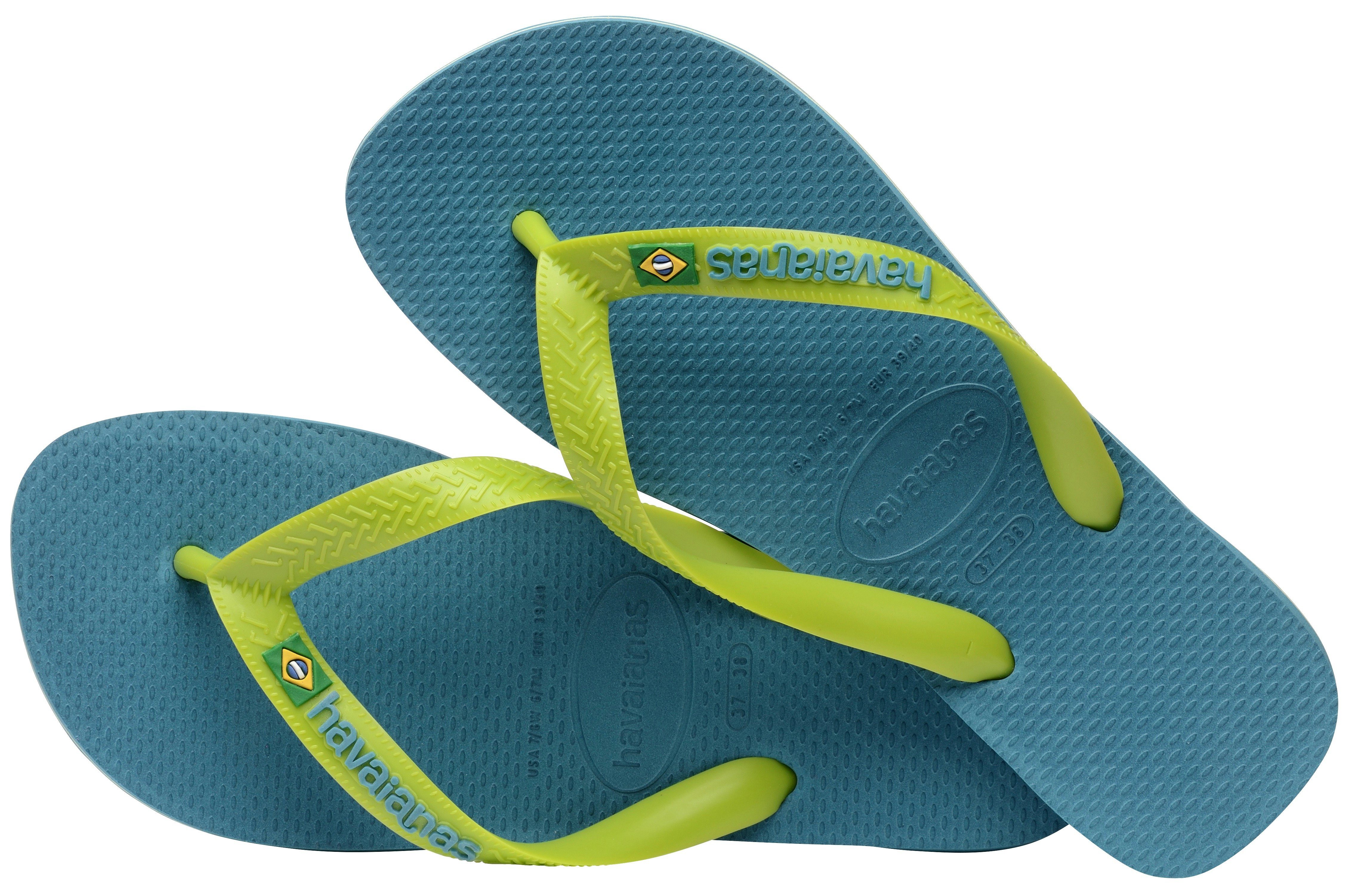 Havaianas Teenslippers Brasil Logo zomerschoen, slippers, poolslides met logo-opschrift
