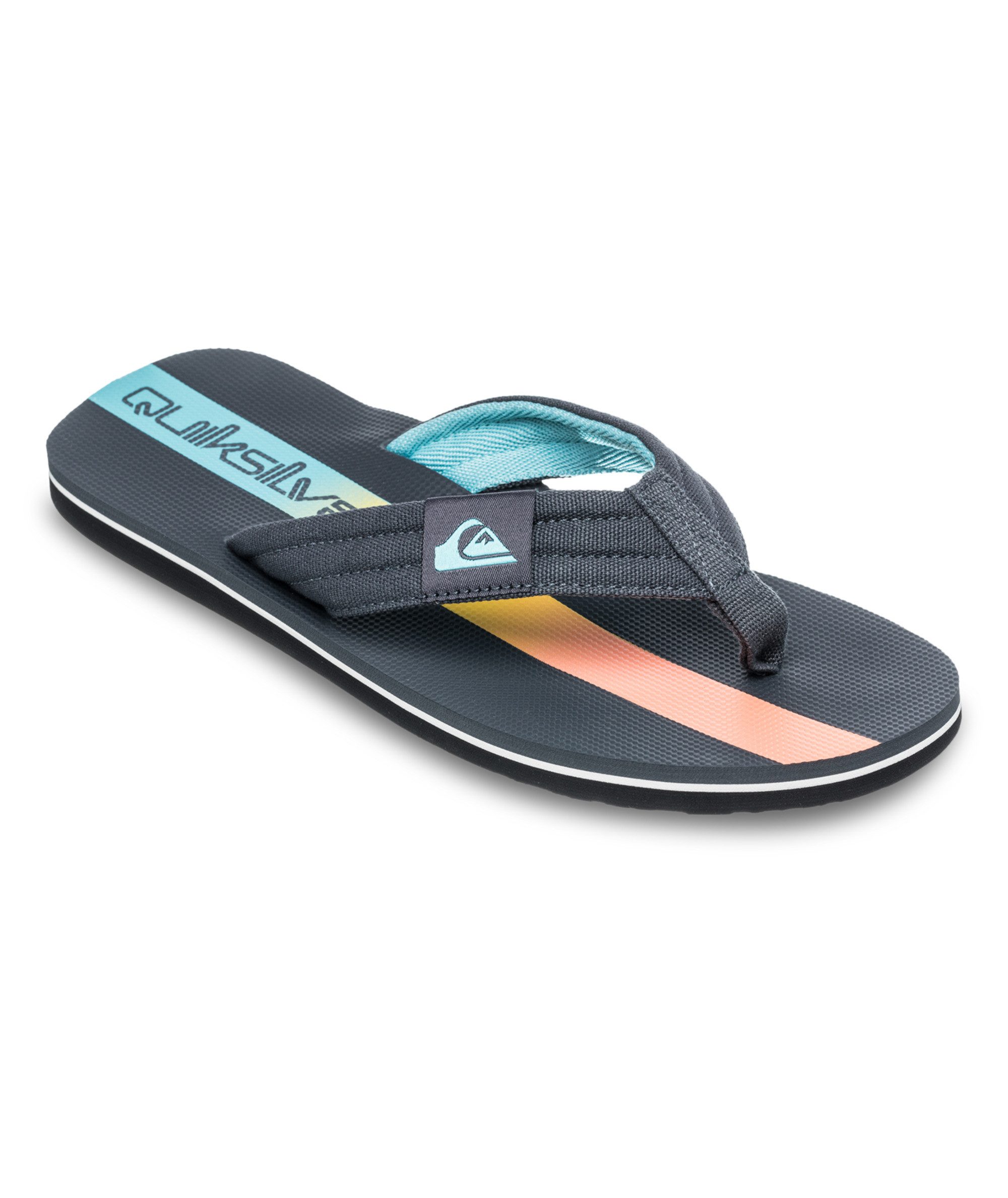 Quiksilver Teenslippers MOLOKAI LAYBACK II heren slippers maat 45 grijs