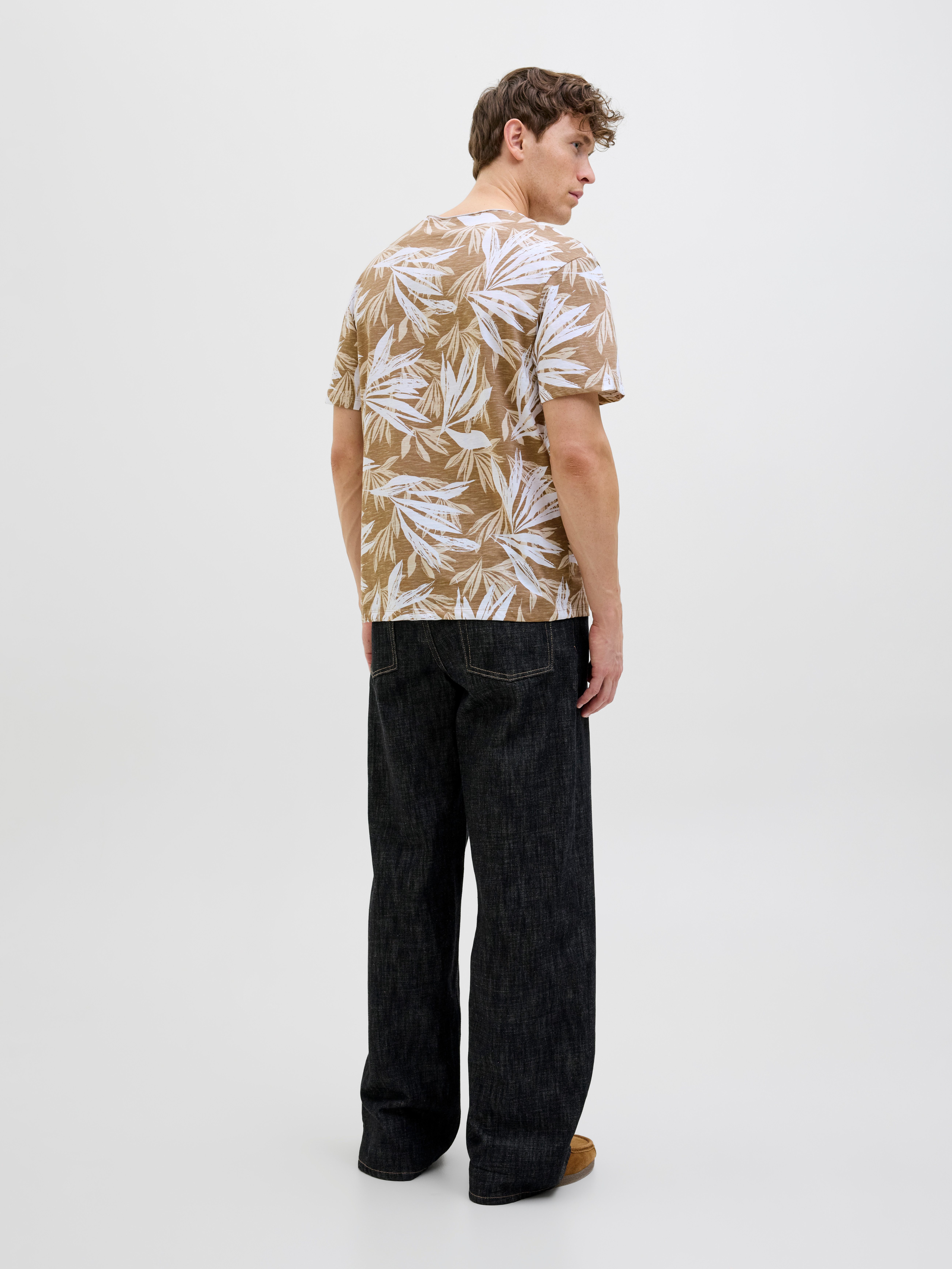 Jack & Jones Shirt met ronde hals JJEBRYAN AOP TEE S/S O-NECK NOOS