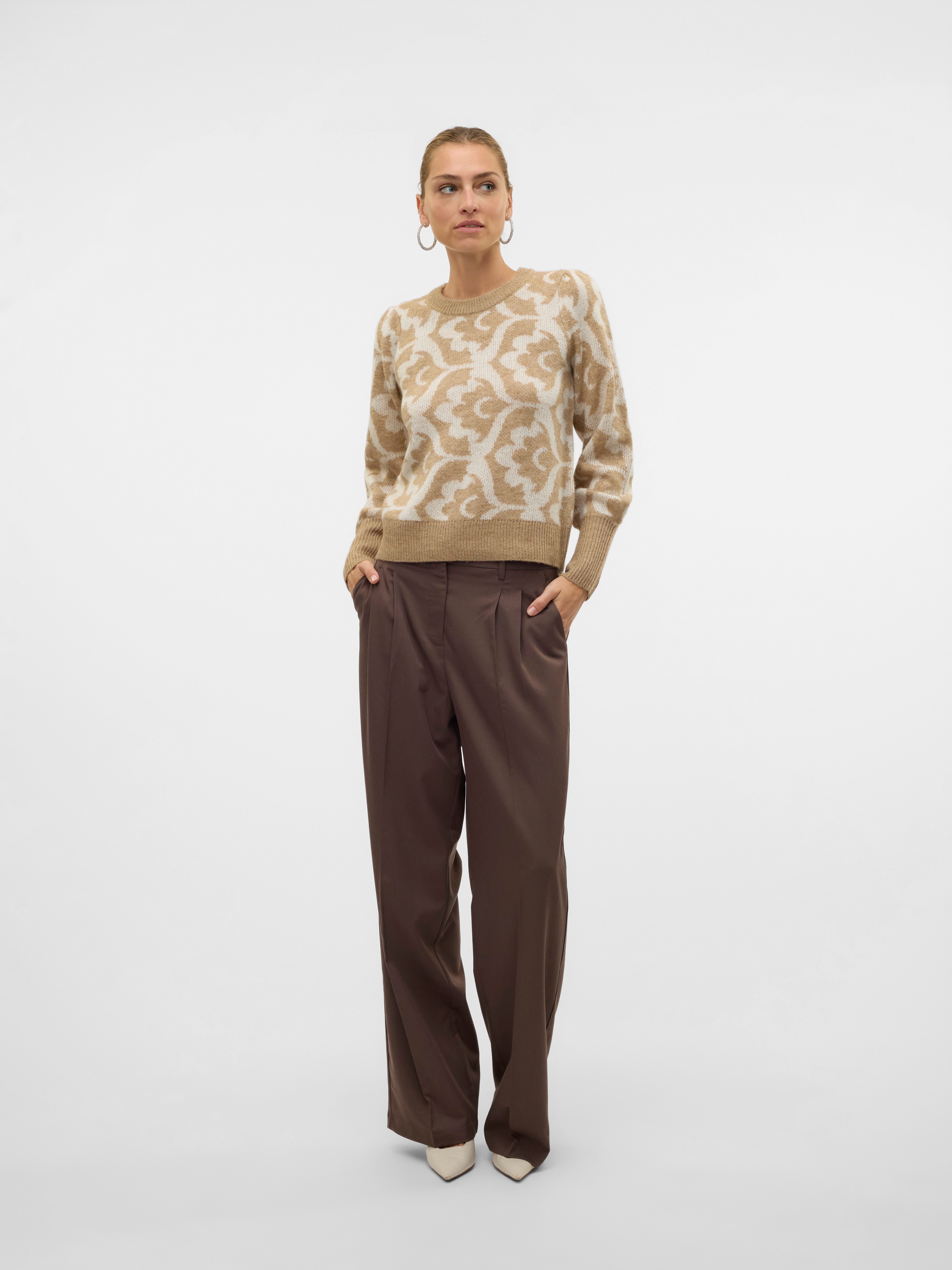 Vero Moda Pantalon VMNILA MW LOOSE DAD PANT NOOS