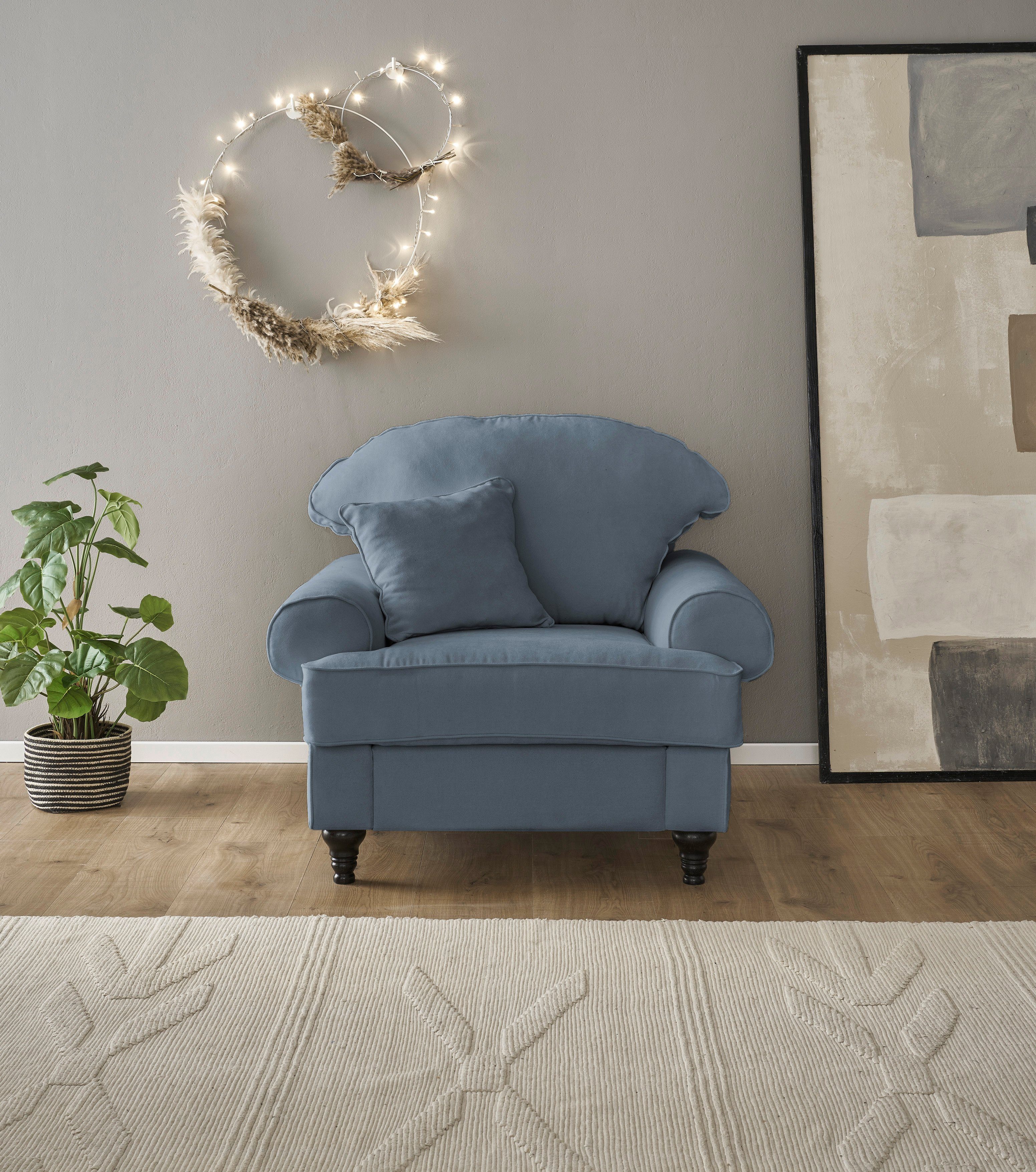Home affaire Fauteuil Westminster met binnenveringsinterieur