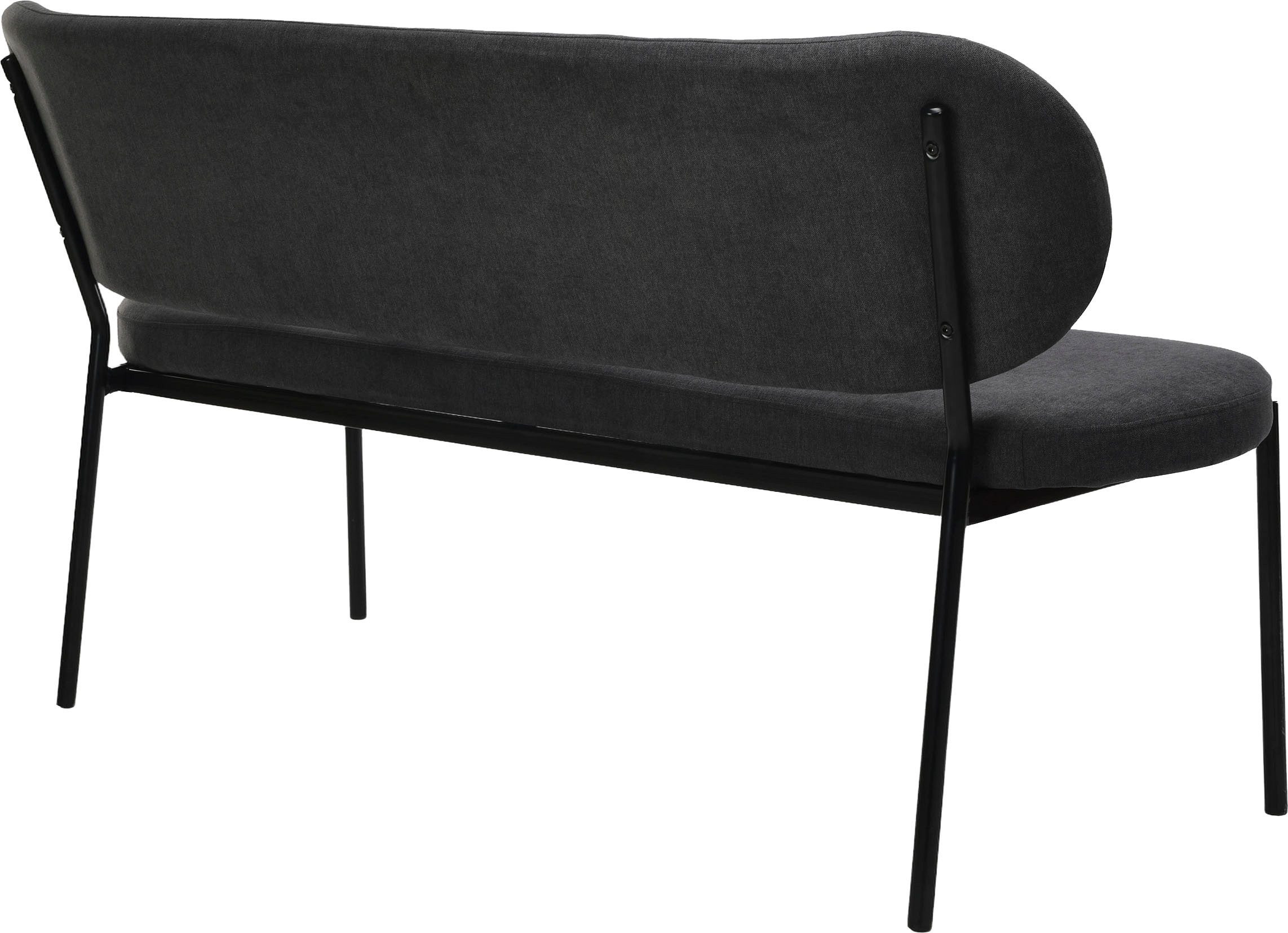 byLIVING Zitbank Jersey met geweven stof bekleding, met rugleuning, breedte 160 cm