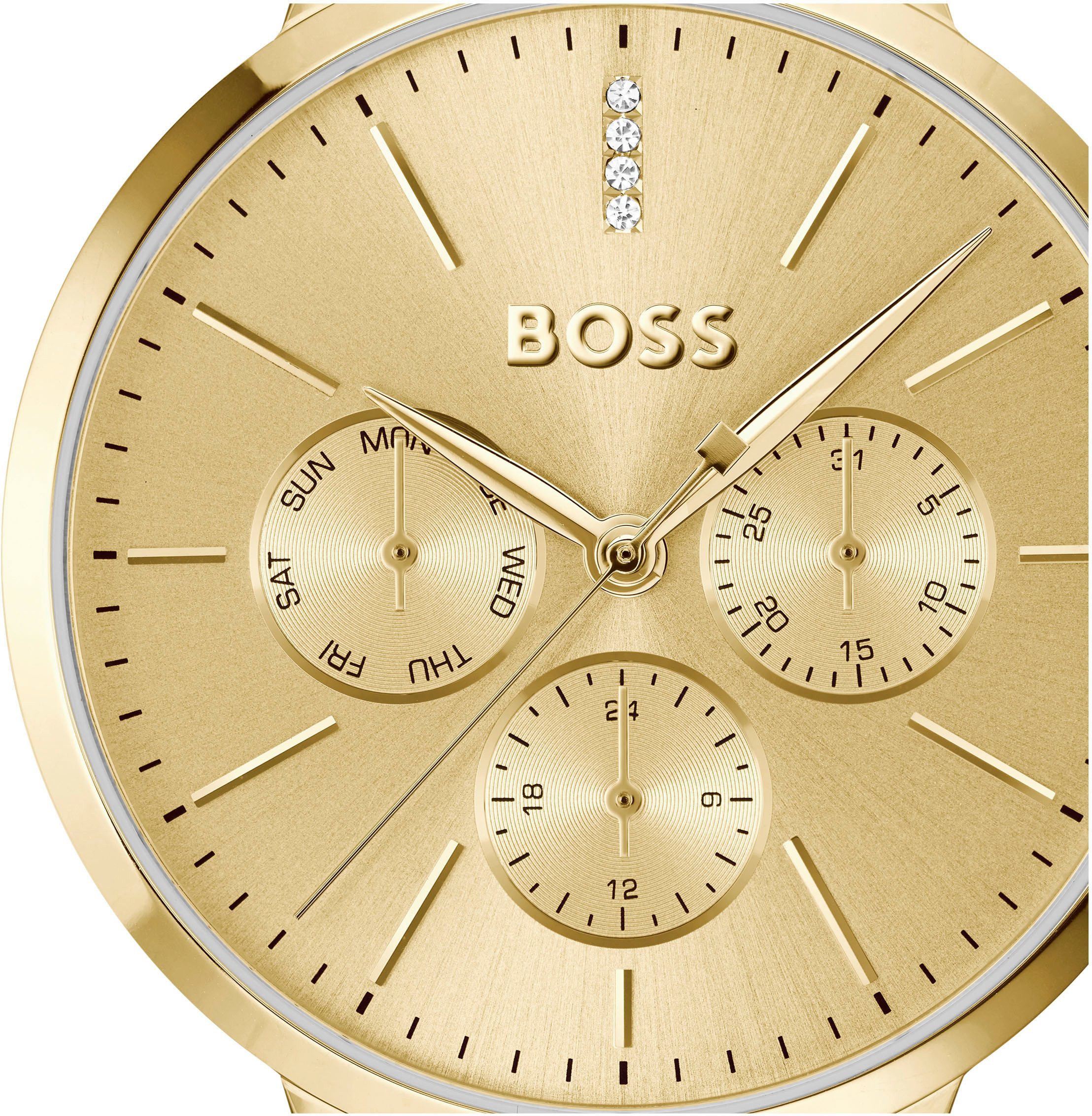 Boss Multifunctioneel horloge Symphony Quartzhorloge, horloge, damenuur, roestvrijstalen band, analoog