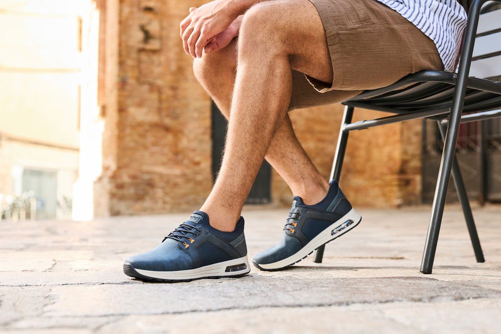 Rieker Slip-on sneakers , vrijetijdsschoen, lage schoen, instapschoen met gewatteerde schacht