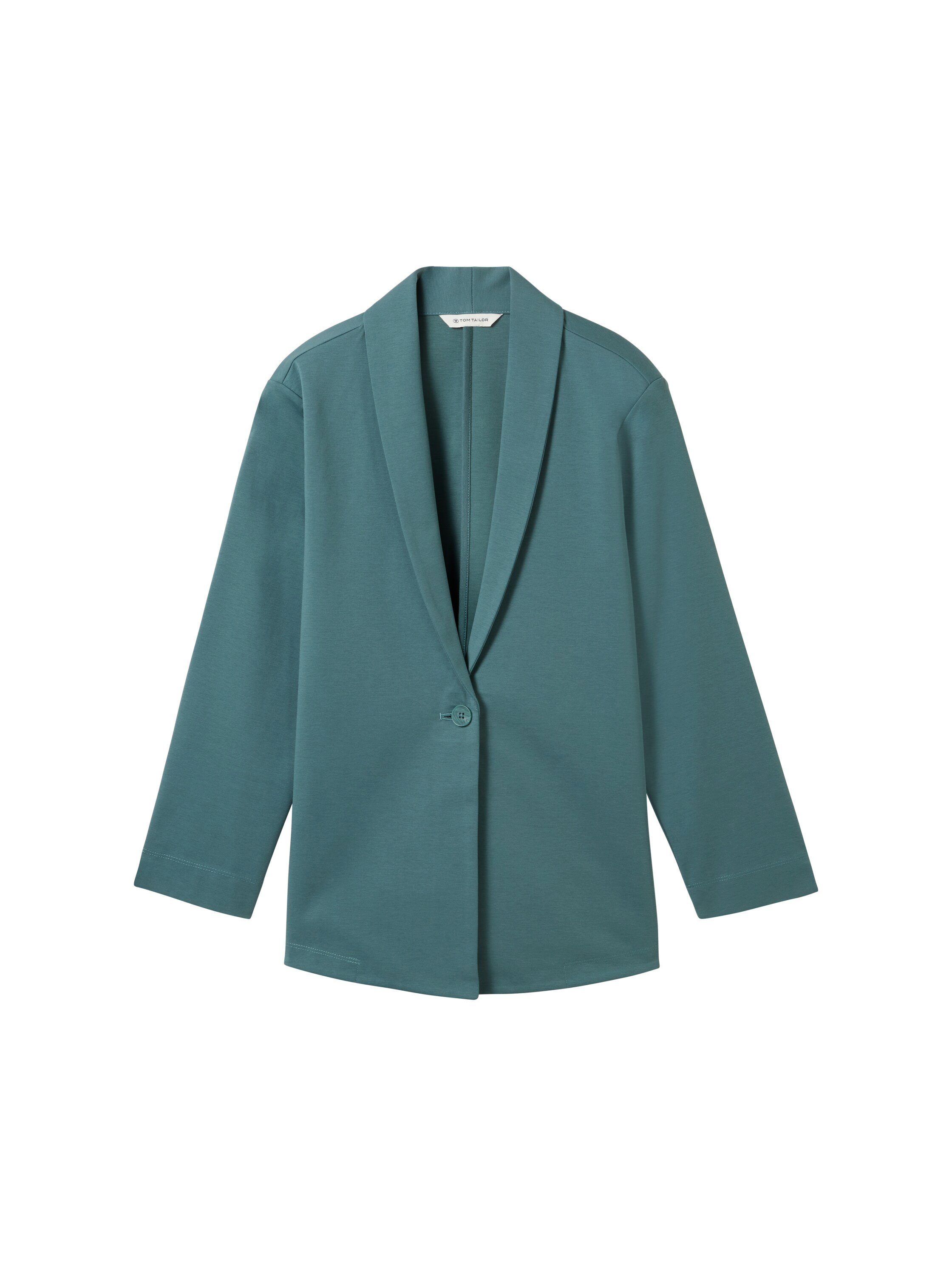 Tom Tailor Korte blazer met sjaalkraag en 3/4 arm