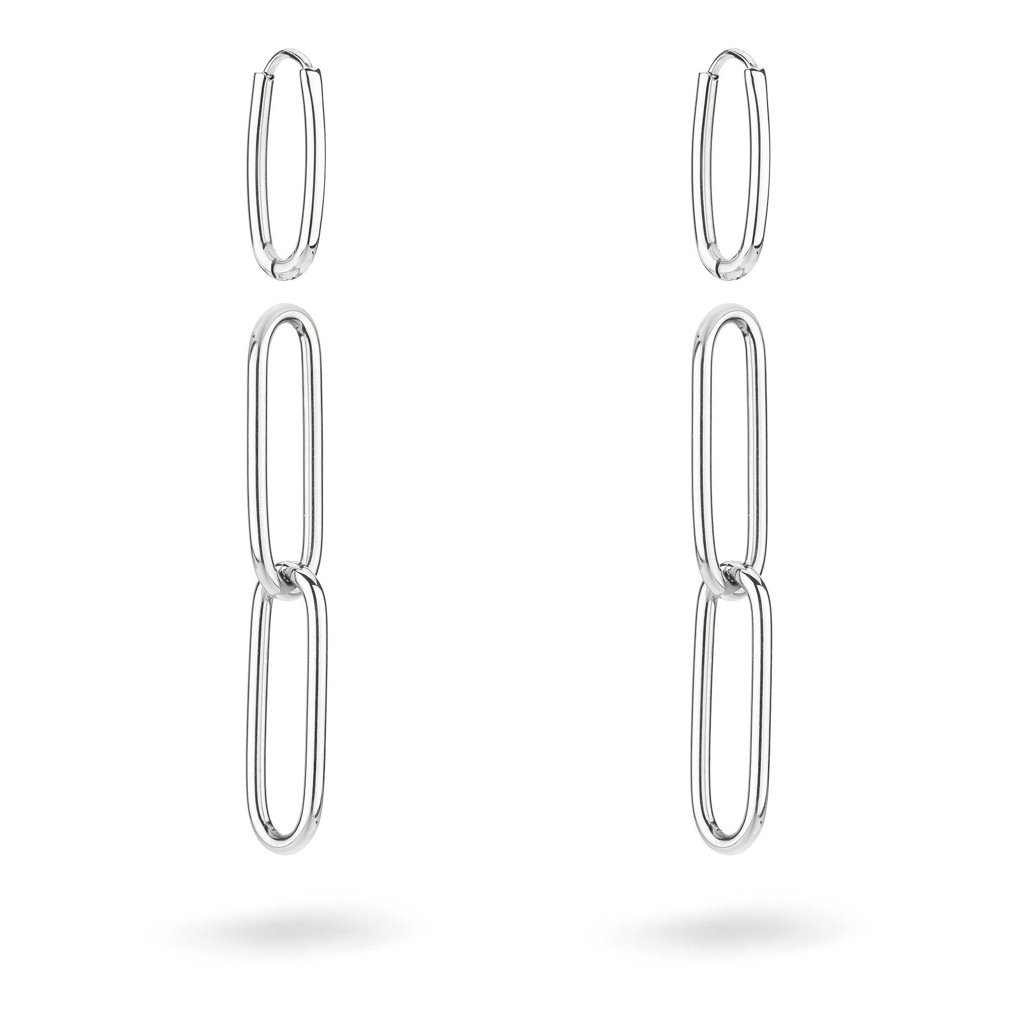 Liebeskind Berlin Paar creolen Sieraden Geschenk RVS Oorbellen Special Link, LJ-1558, LJ-1559
